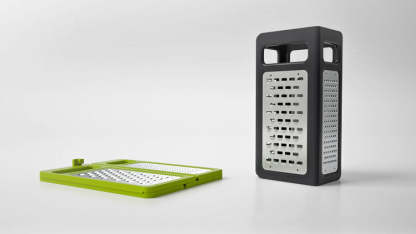EveryFilterStore Foldable 4-Sided Stainless Steel Box Grater