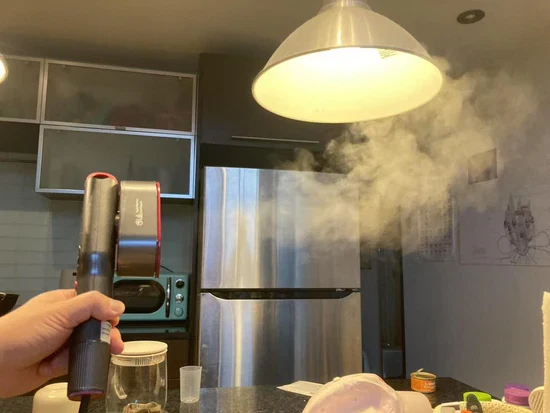 Klyro Steam Pro on fabric customer photo