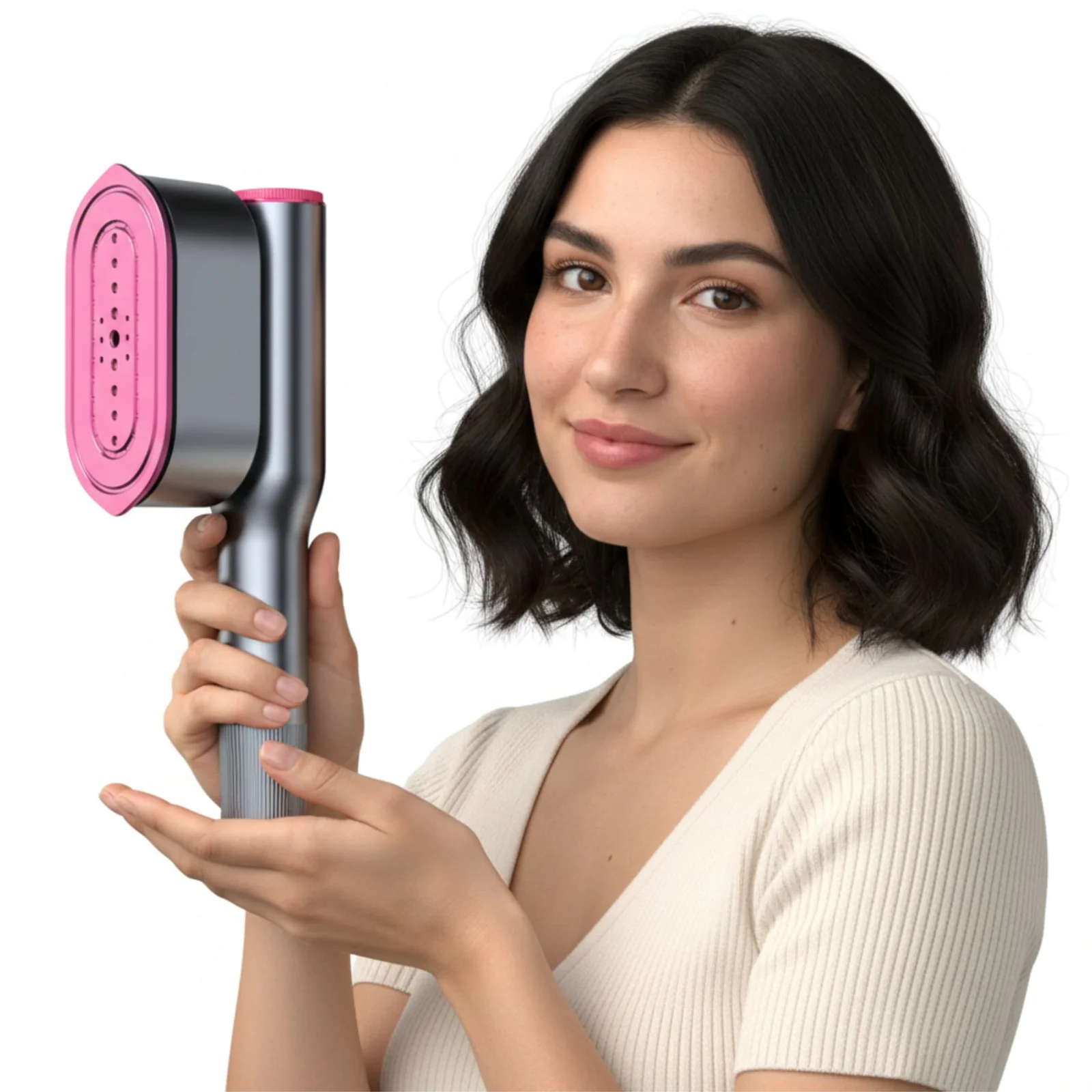 Klyro Steam Pro held before a morning routine