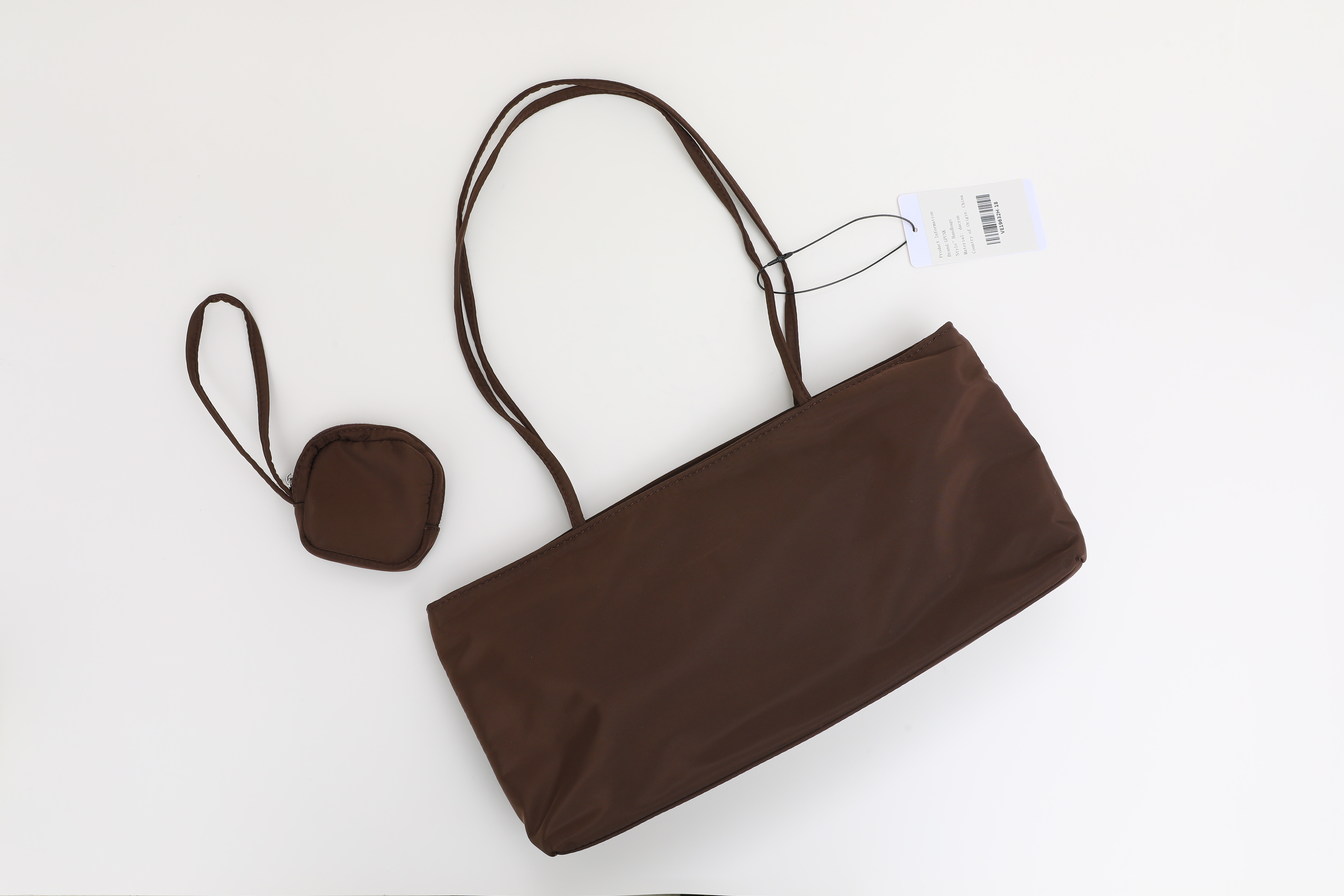 GPUNK Large Nylon Tote Bag for Women - Water Resistant Shoulder Bag with Detachable Pouch, Lightweight Multi-Pocket Work Commuter Handbag for Travel Gym Office School Daily Use