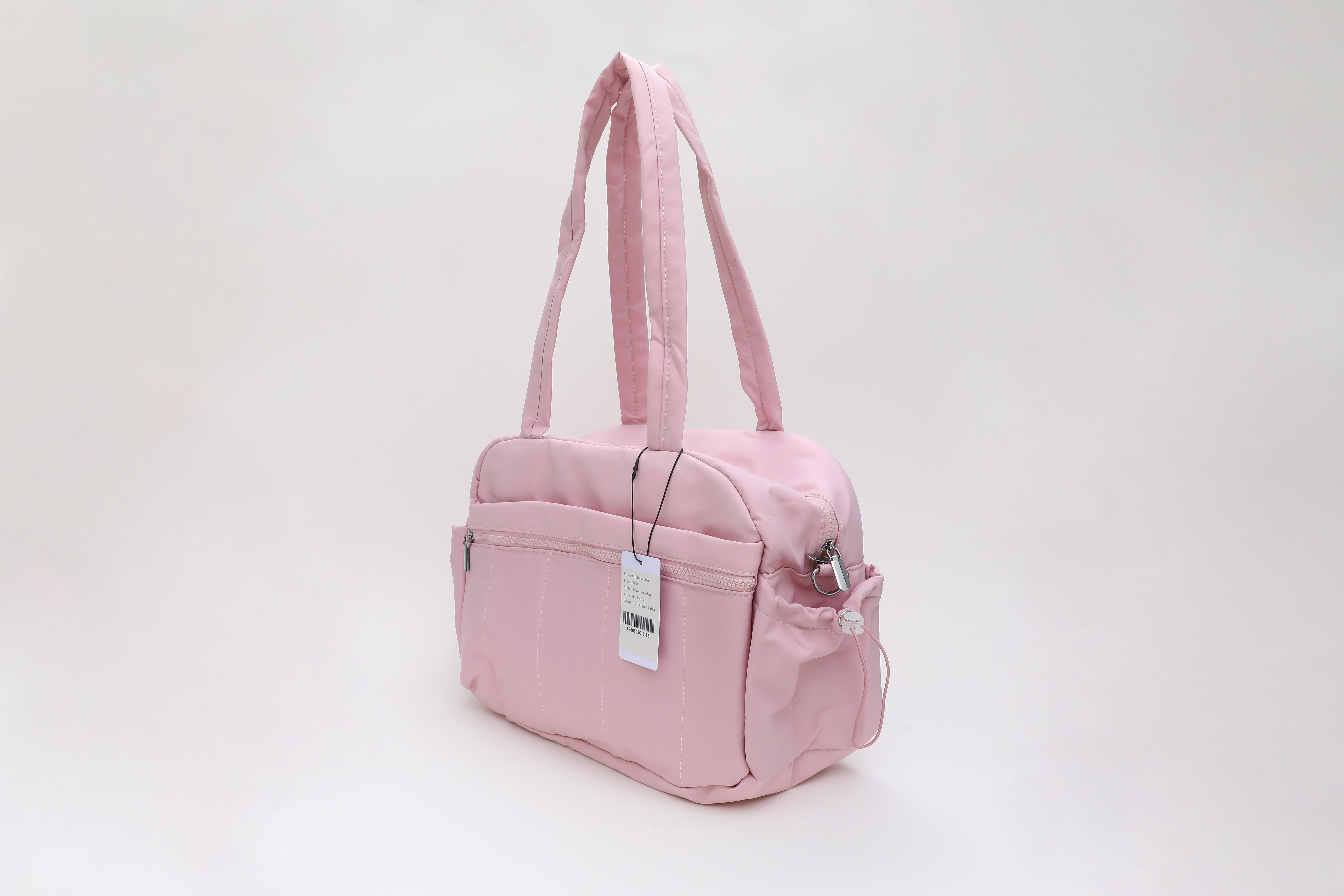 GPUNK Travel Duffle Bag for Women, Gym Bag Puffer Carry on Weekender Bags (Pink)