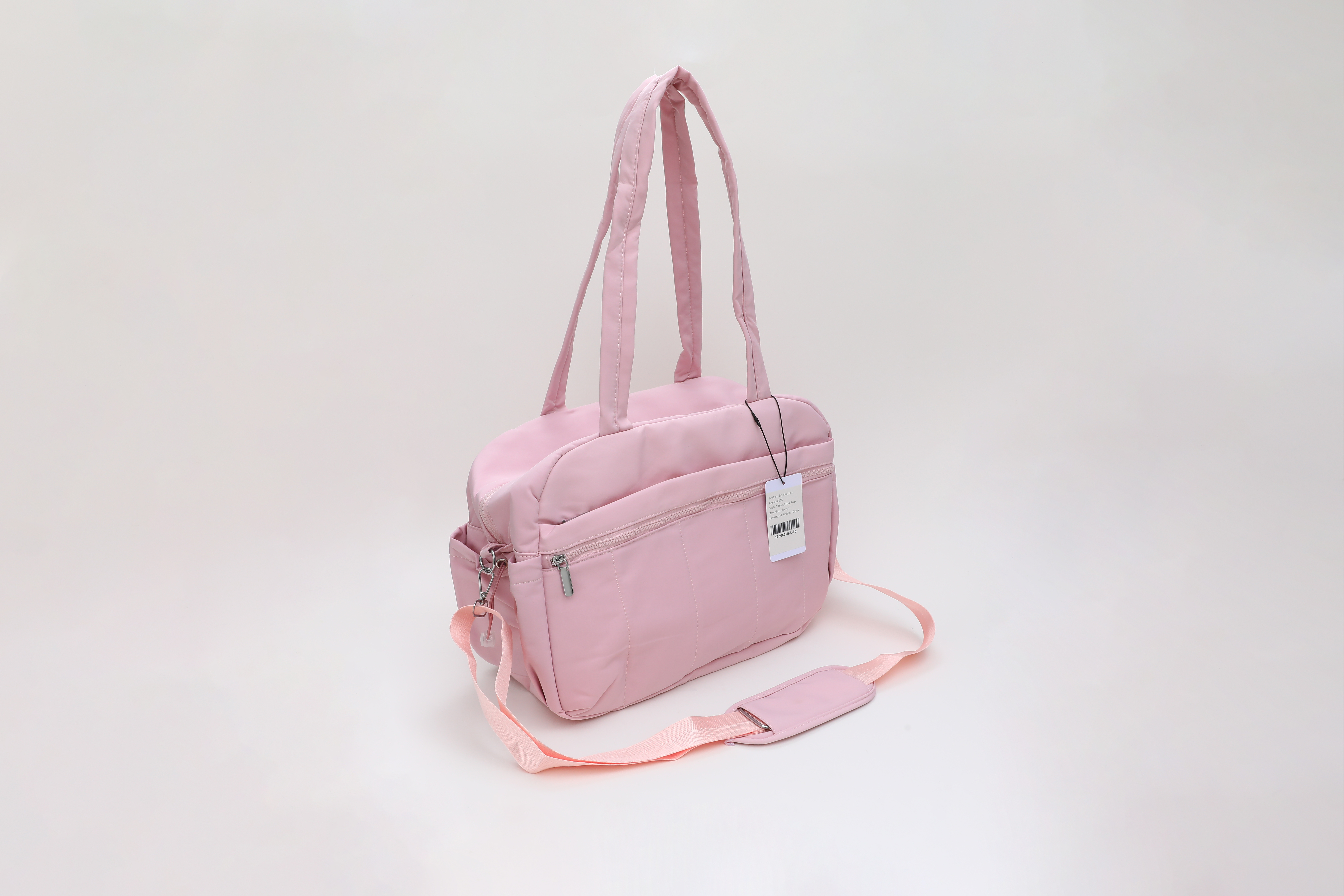 GPUNK Travel Duffle Bag for Women, Gym Bag Puffer Carry on Weekender Bags (Pink)