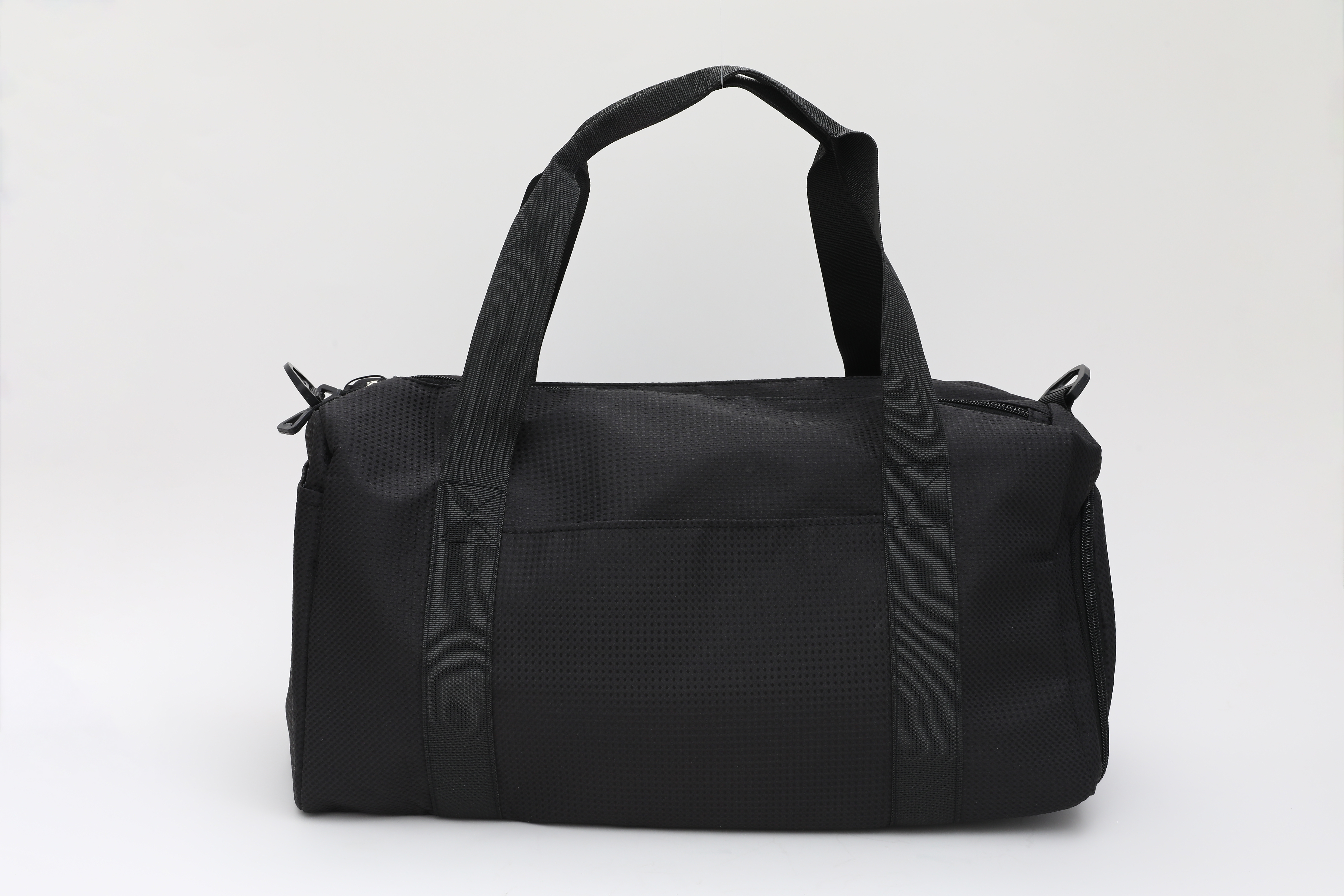 GPUNK Fashion Bag Waterproof Portable Polyester Luggage Gym Sport Travel Bag - BLACK