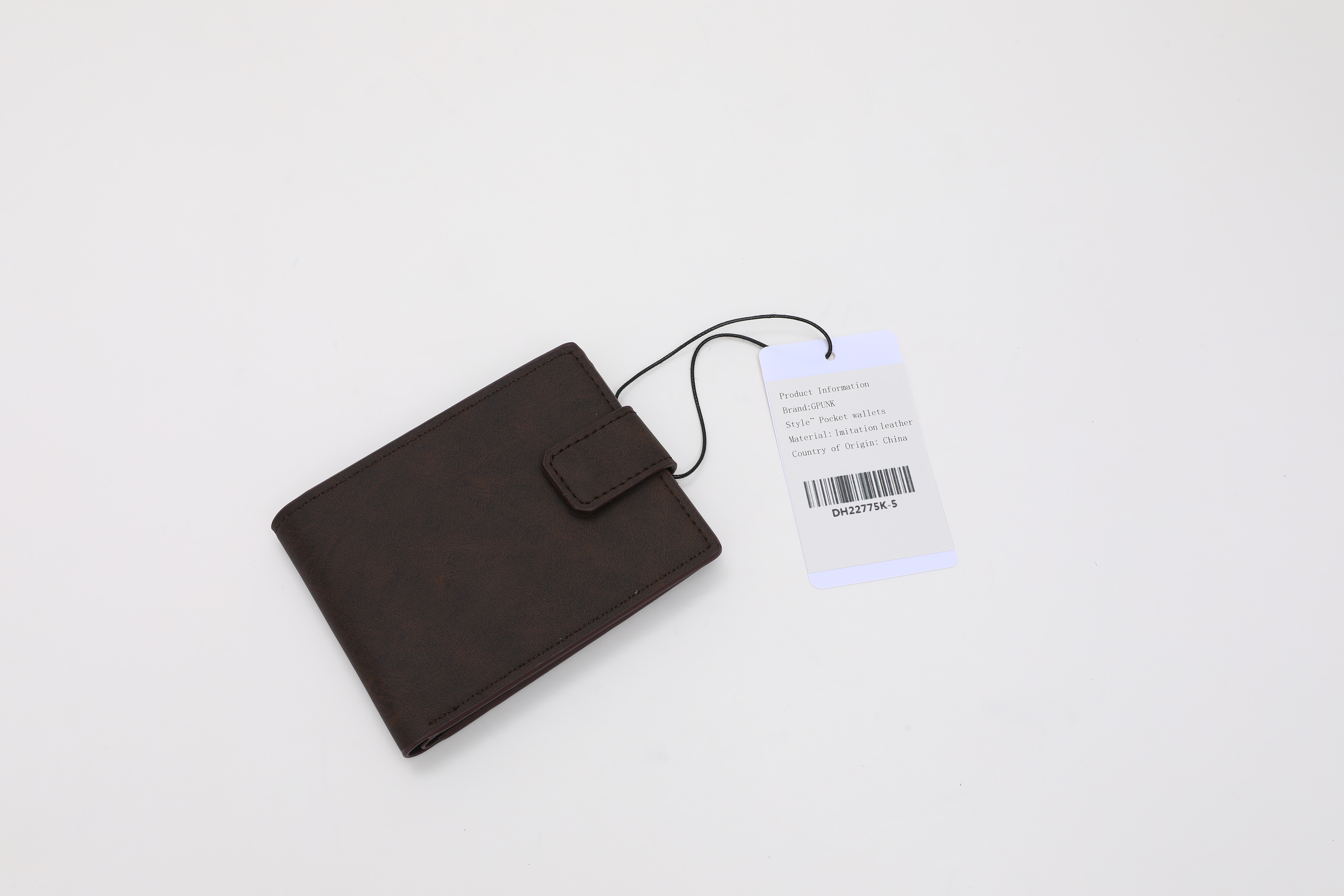 GPUNK Waterproof Mens Credit Card Wallet with Coin Pocket, Faux Leather Wallet with Multi Slot for Working Business