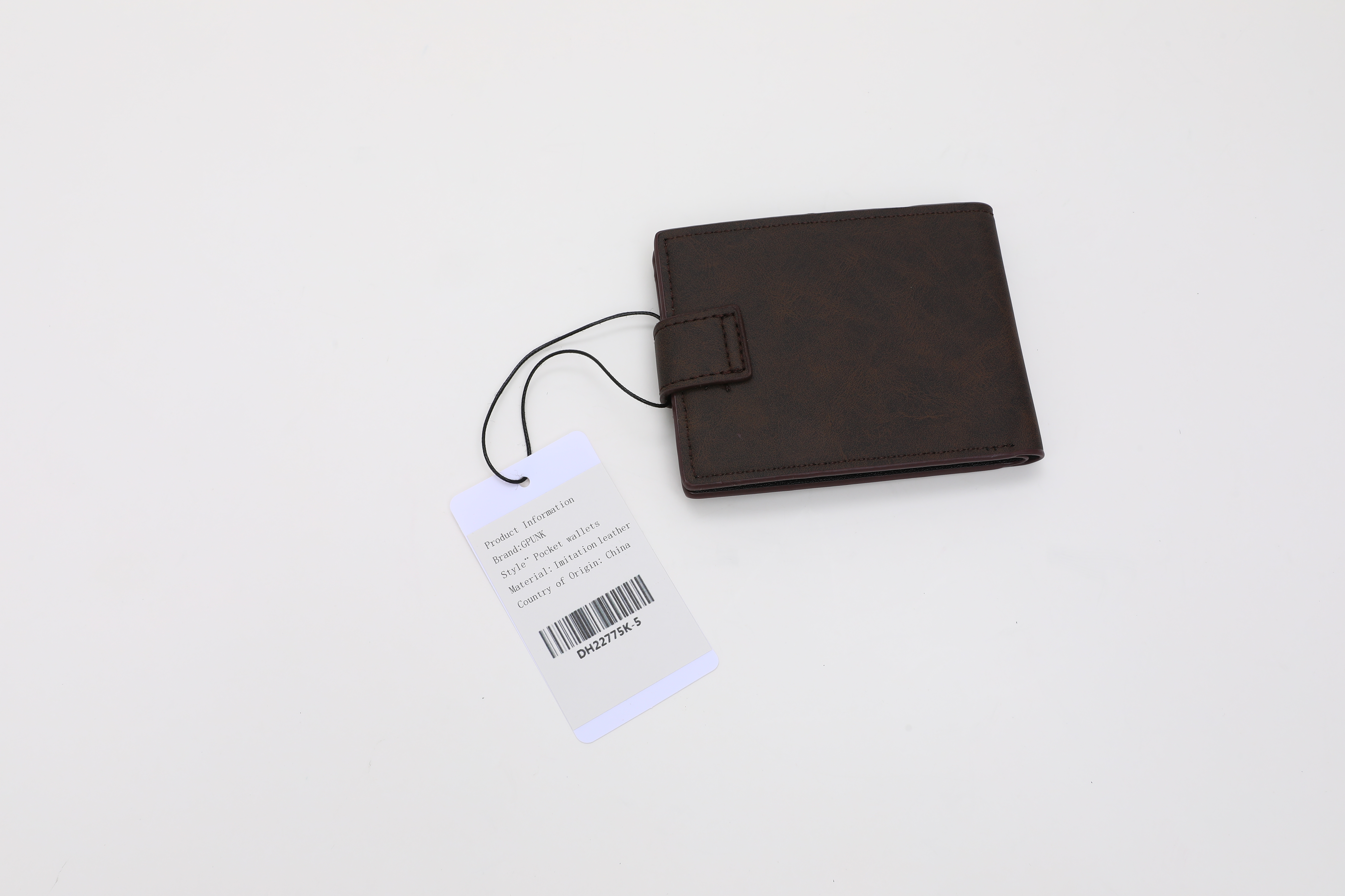 GPUNK Waterproof Mens Credit Card Wallet with Coin Pocket, Faux Leather Wallet with Multi Slot for Working Business