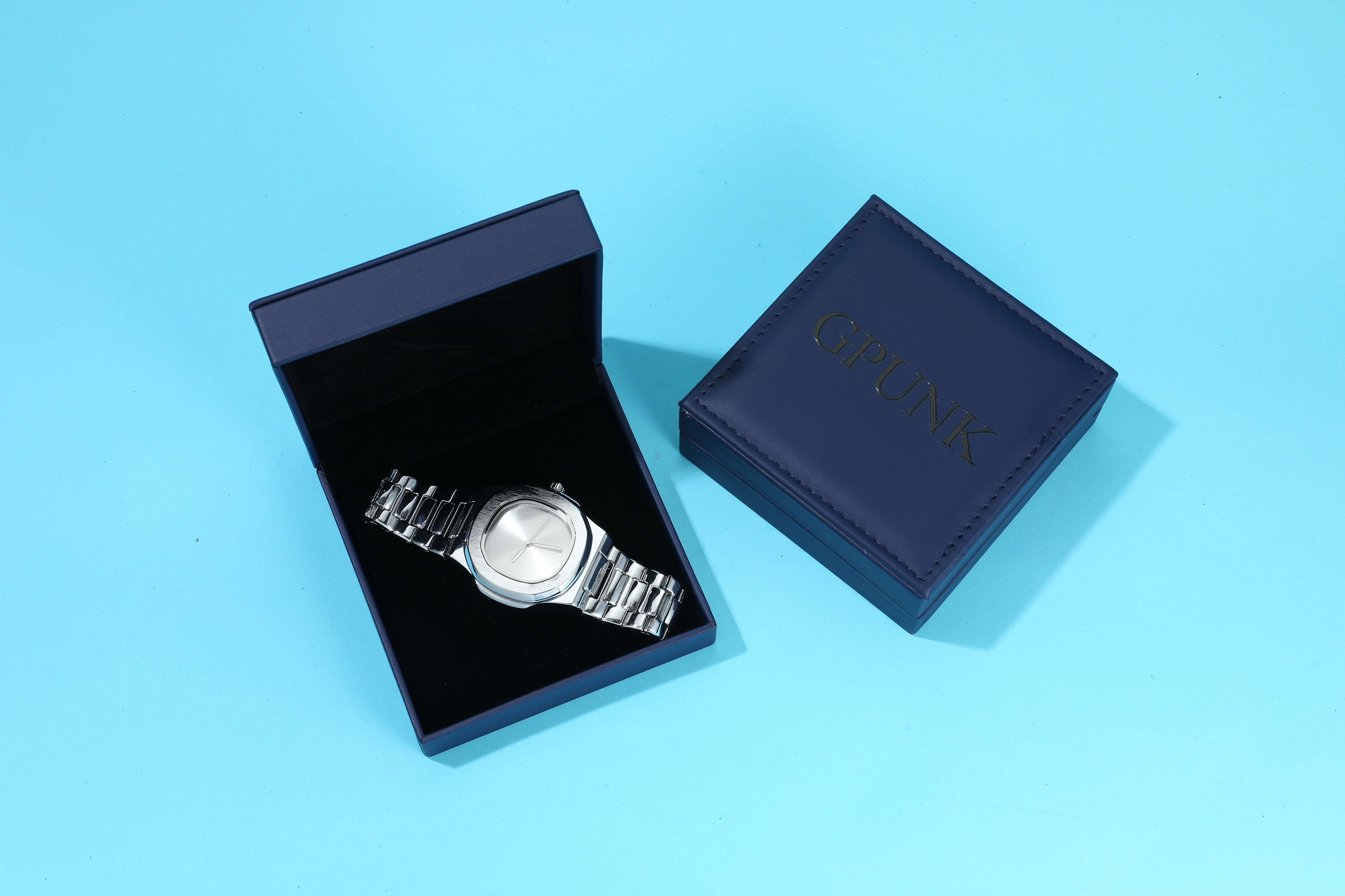 GPUNK Unisex Womens Waterproof Wrist Watch,Women's Silver Stainless Steel Quartz Watch Dainty Christmas Gifts