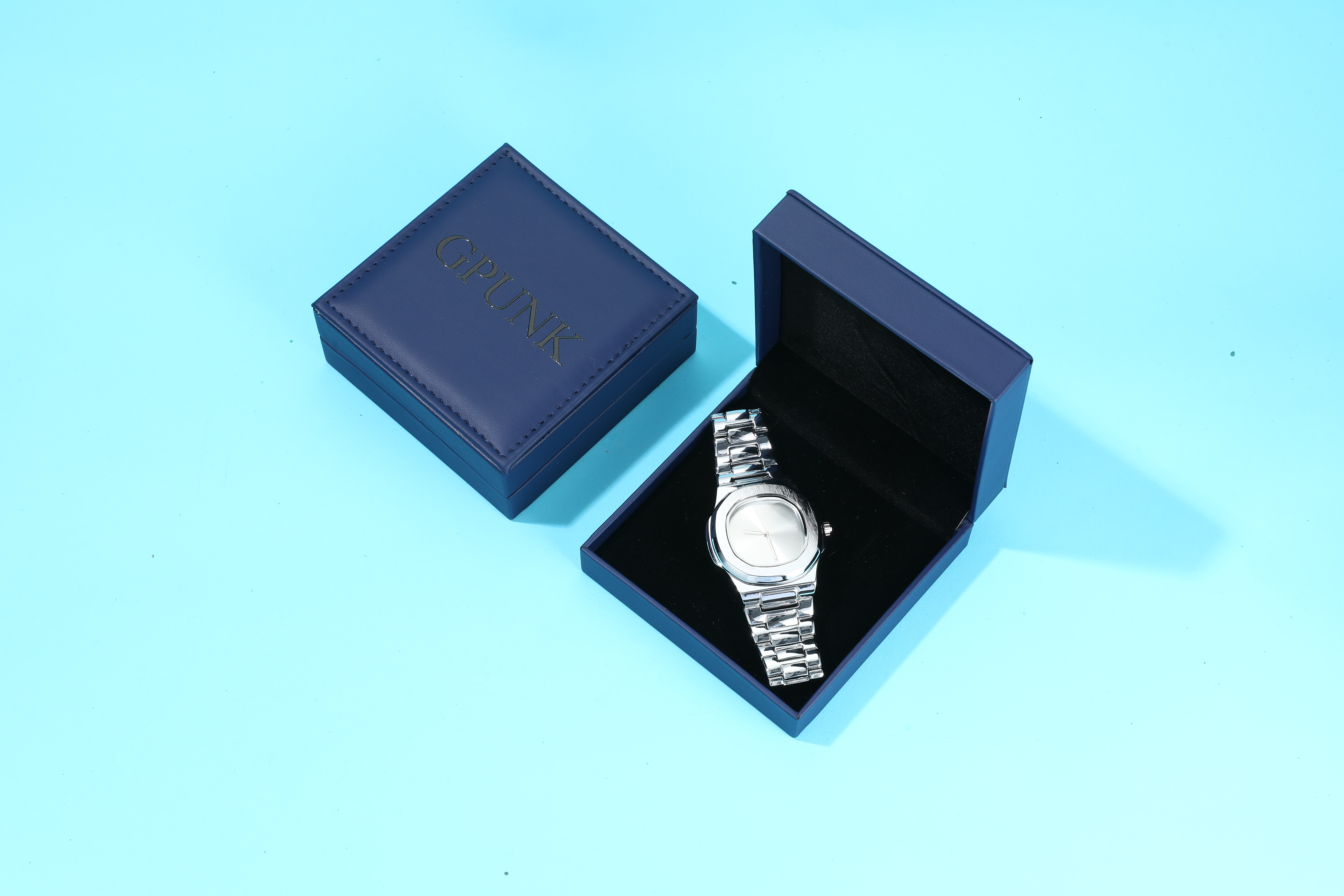 GPUNK Unisex Womens Waterproof Wrist Watch,Women's Silver Stainless Steel Quartz Watch Dainty Christmas Gifts