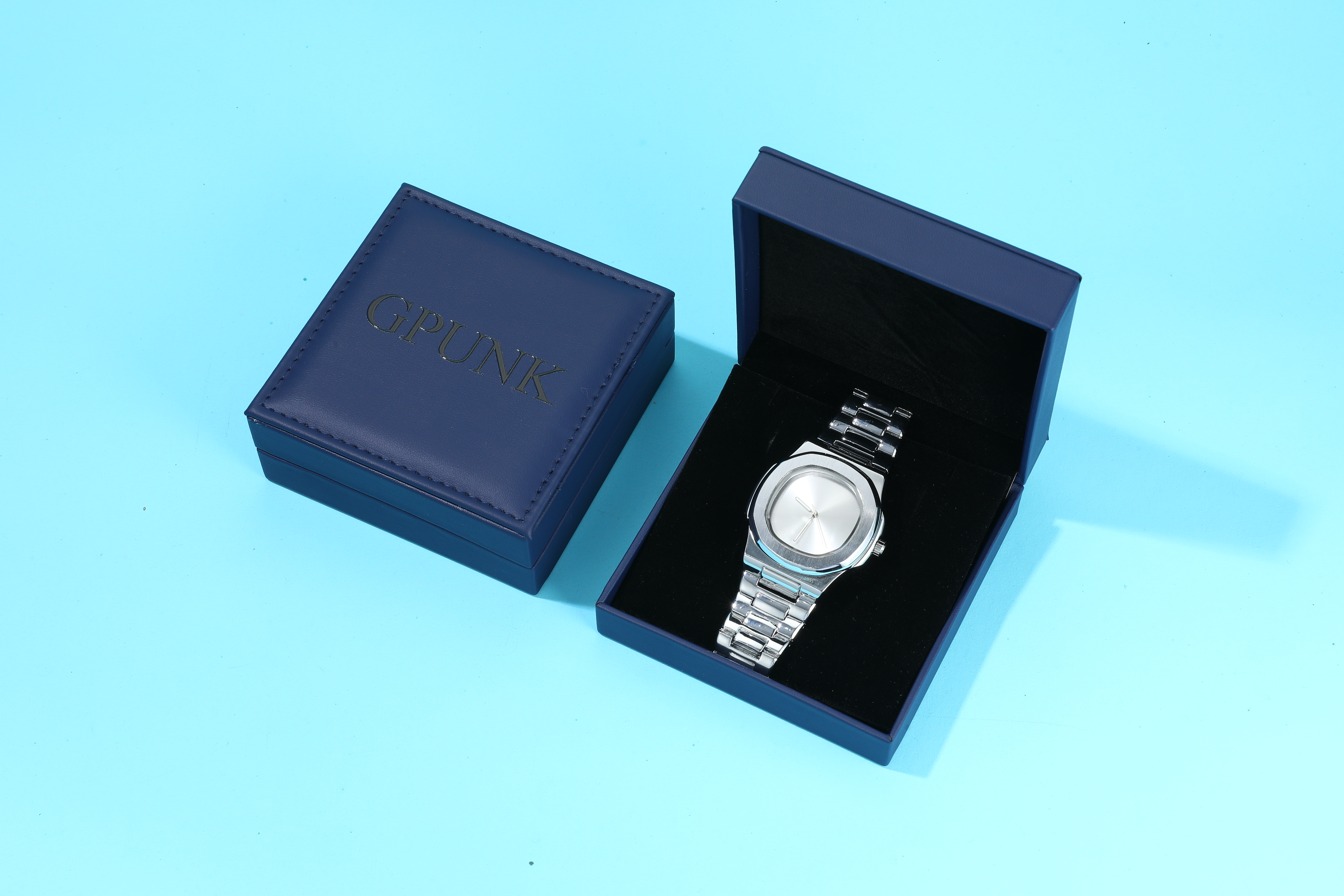GPUNK Unisex Womens Waterproof Wrist Watch,Women's Silver Stainless Steel Quartz Watch Dainty Christmas Gifts