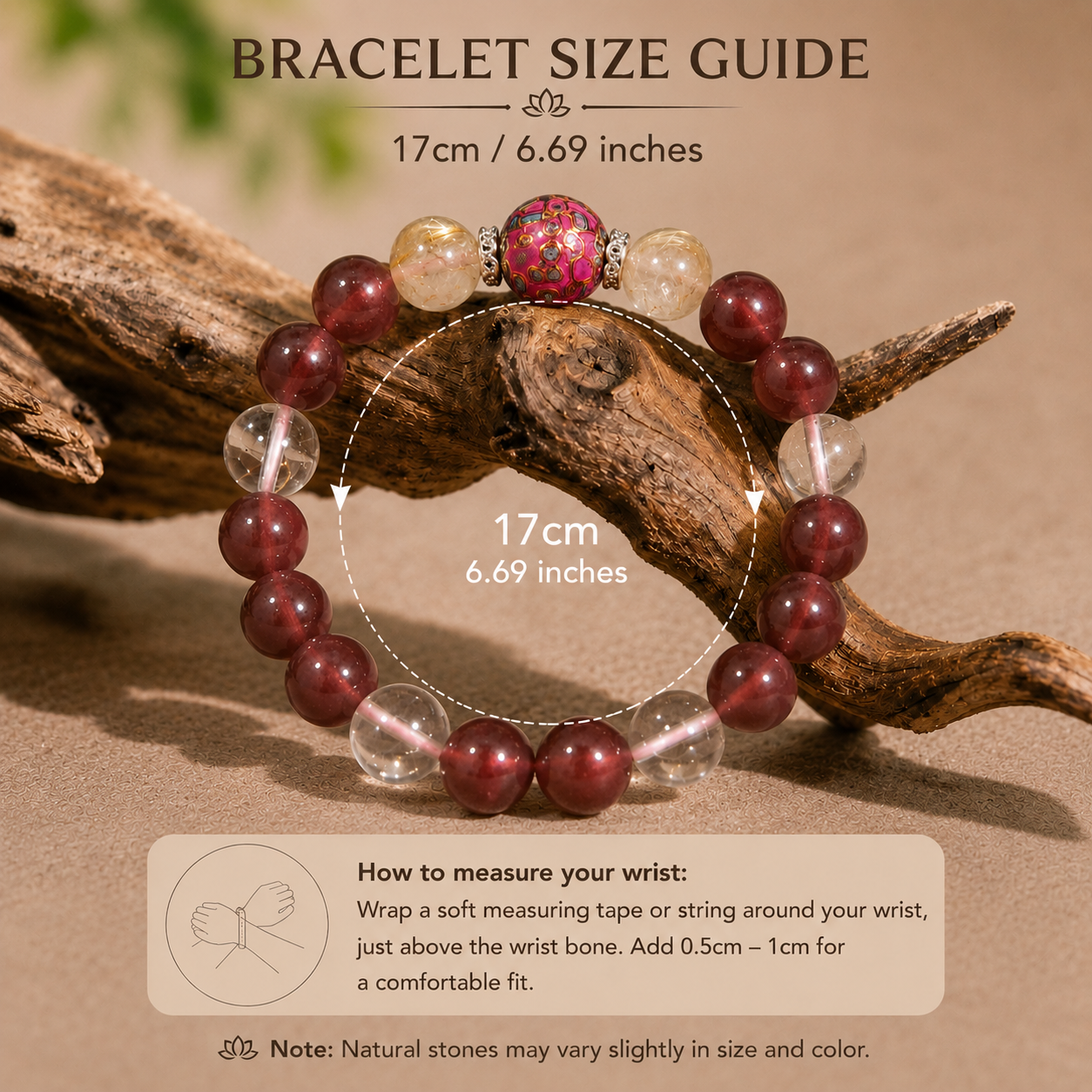 Prosperity & Fortune Crystal Lacquer Bracelet