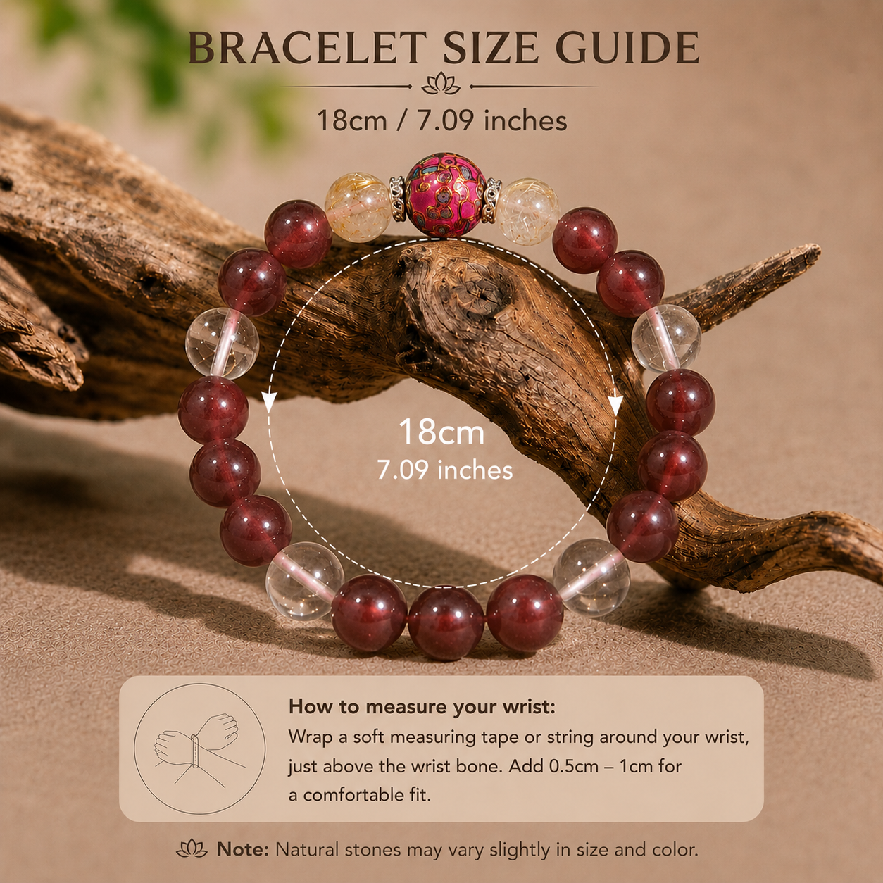 Prosperity & Fortune Crystal Lacquer Bracelet