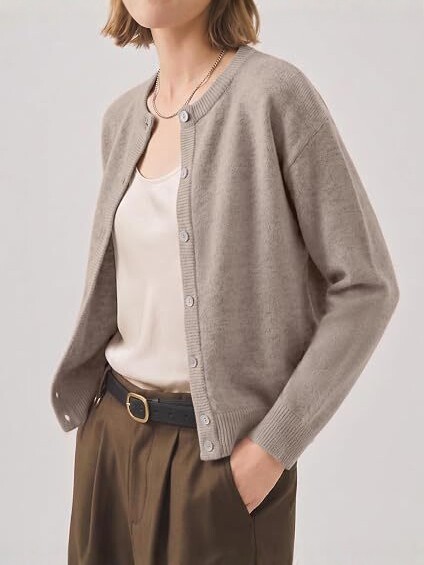 Wool Blend Cardigan Sweaters for Women -Tactilefable