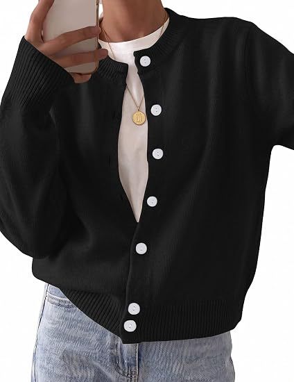Wool Blend Cardigan Sweaters for Women -Tactilefable