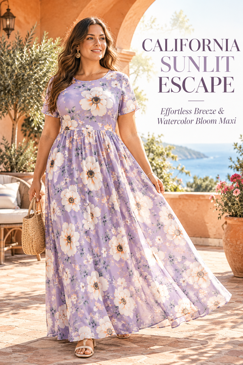 Maya Floral Maxi Dress-Tactilefable