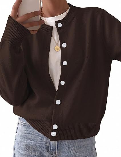 Wool Blend Cardigan Sweaters for Women -Tactilefable