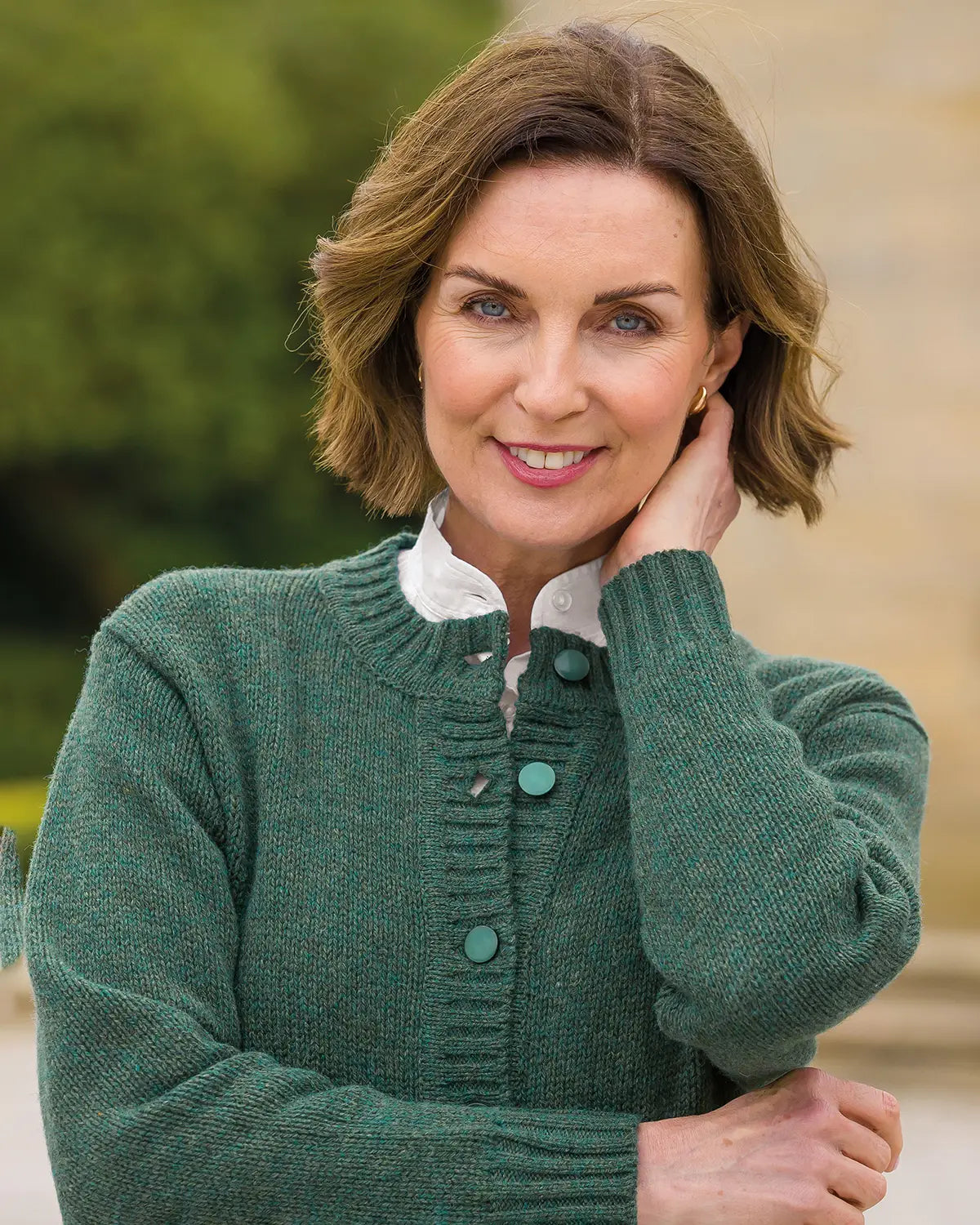Ladies’ Pure Shetland Wool Cardigan – Holly-Tactilefable