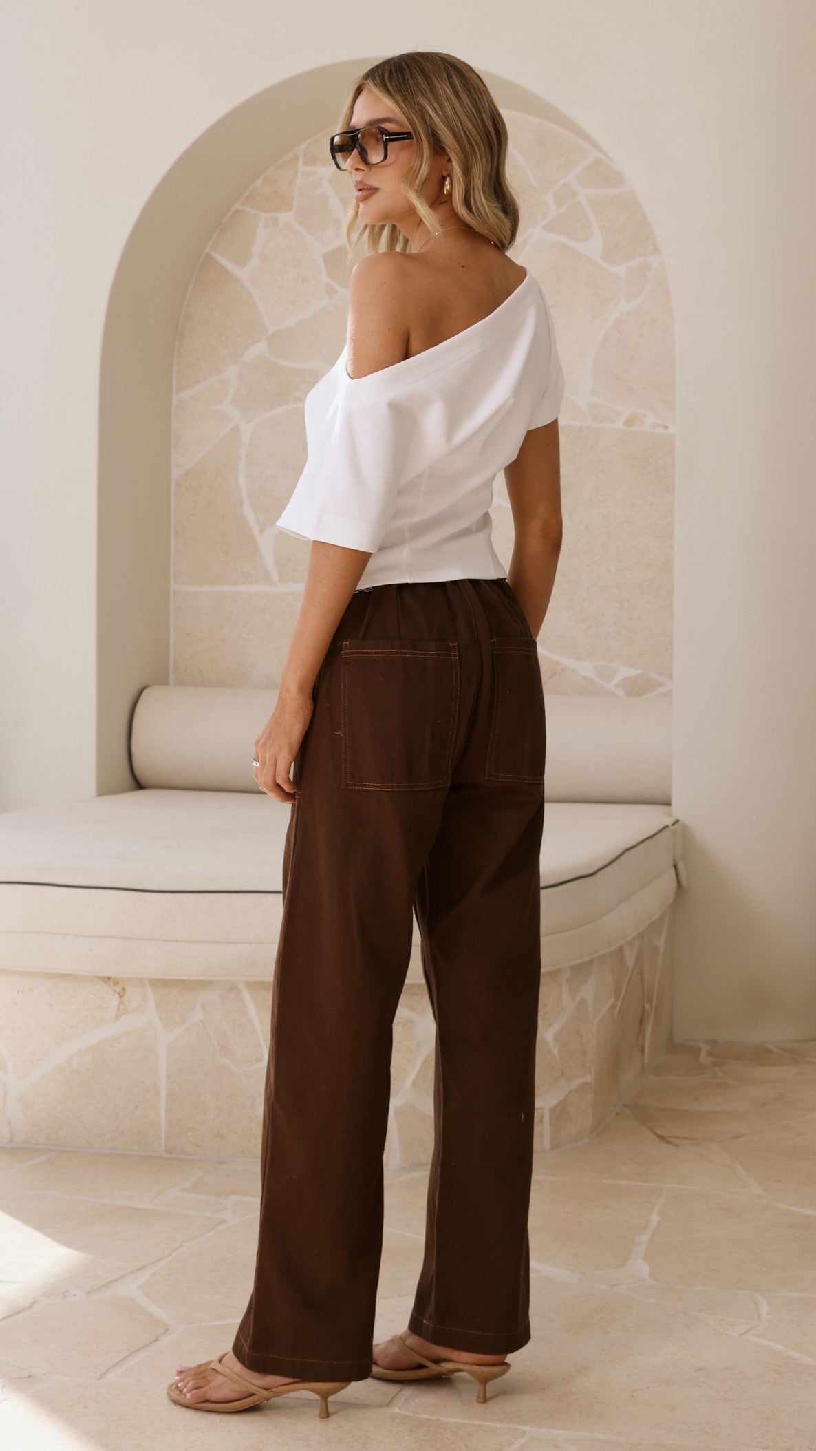 Amy Pants - Chocolate Denim-Tactilefable
