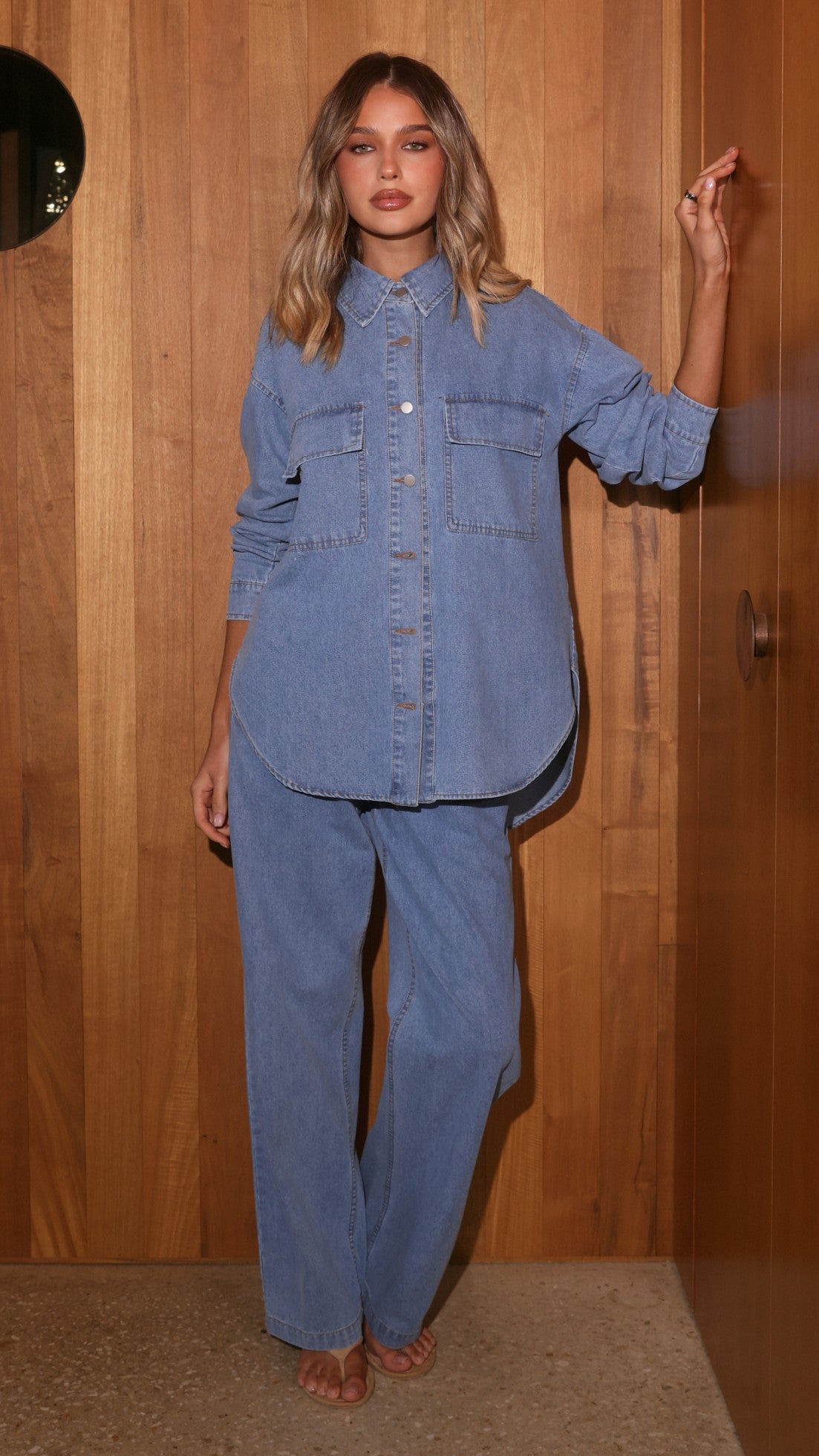 Denim Pants - Light Blue-Tactilefable