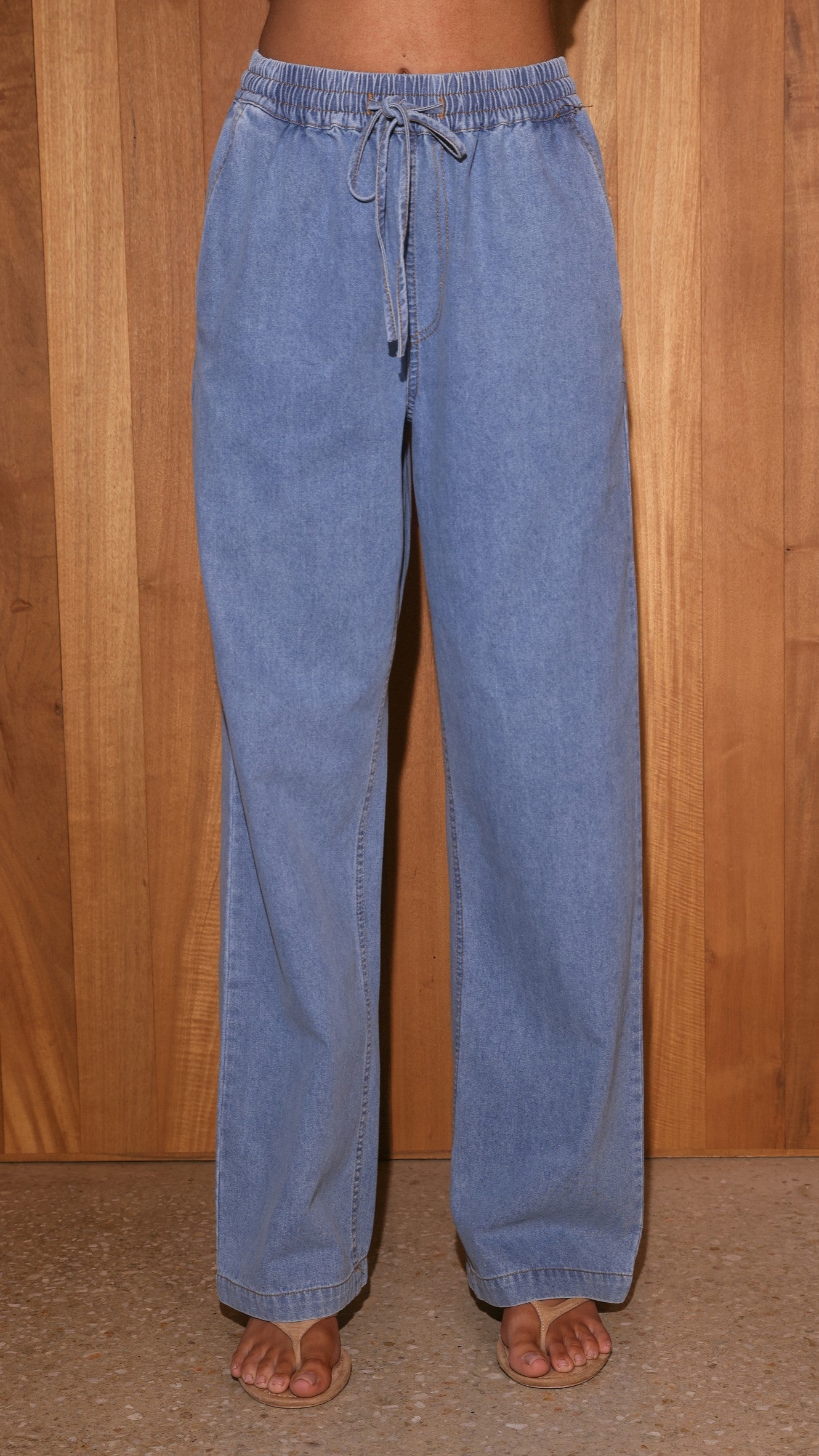 Denim Pants - Light Blue-Tactilefable