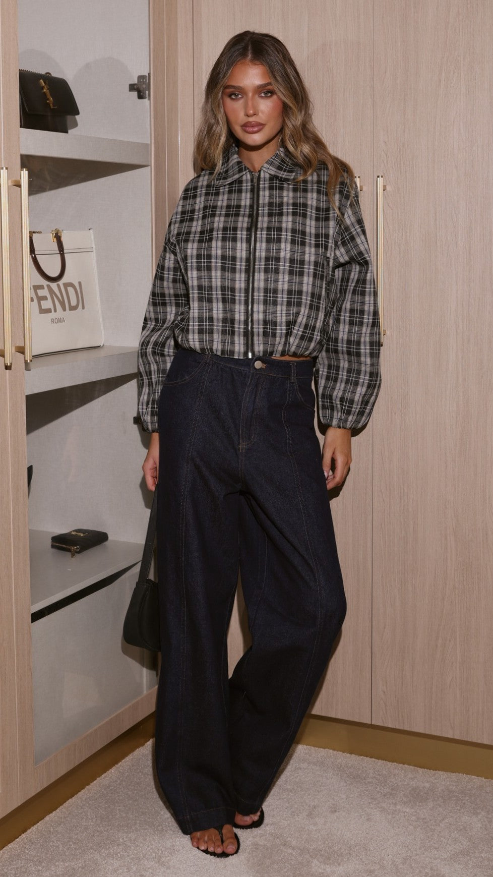 Georgie Barrel Jeans - Indigo-Tactilefable