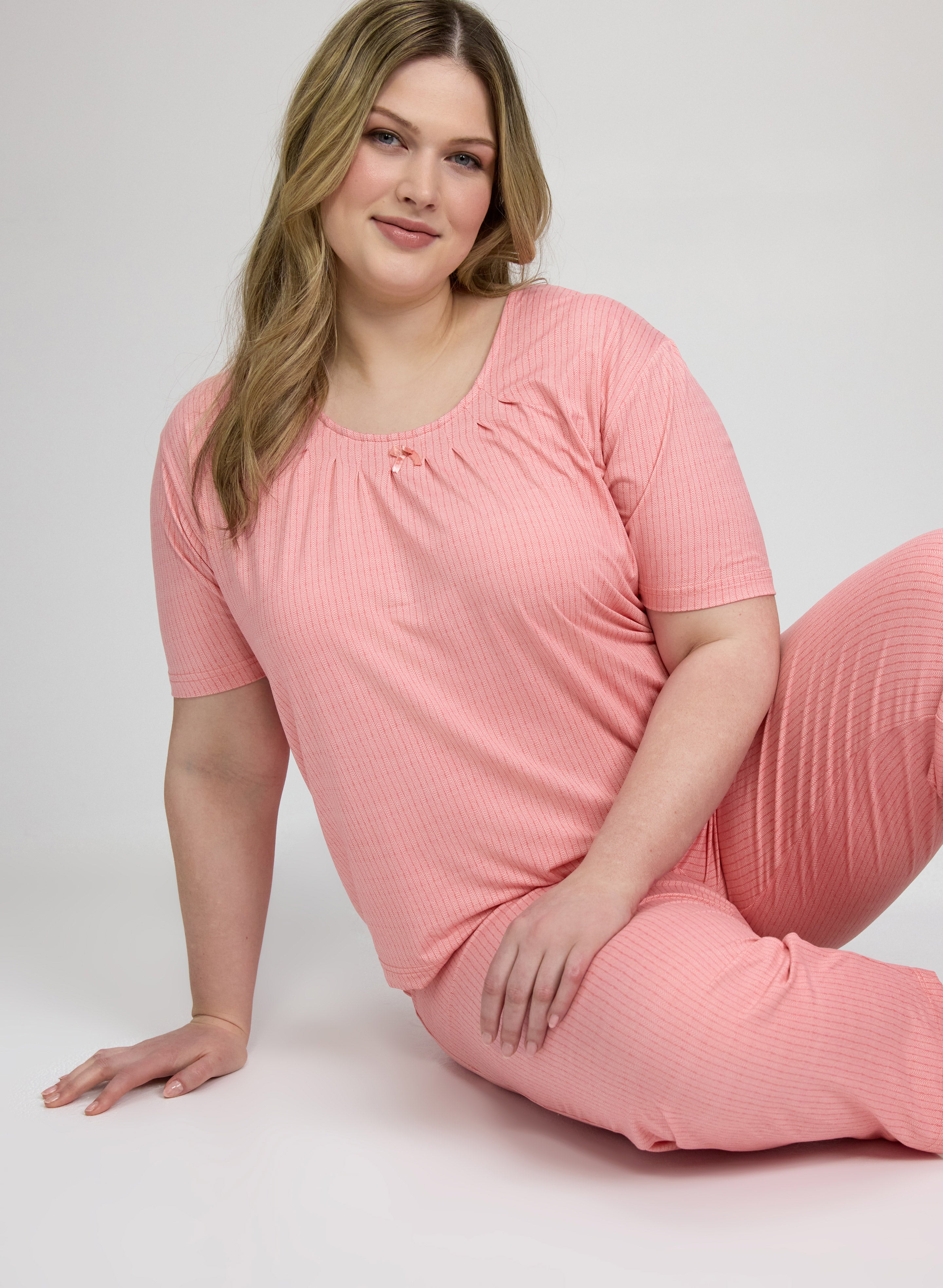 Stripe Jersey Pyjama Set-Tactilefable