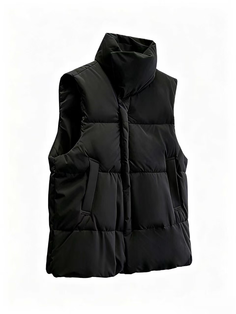 WarmCore Premium Women Warmer Oversized Puffer Gilet,Sleeveless Waistcoat Quilted Vest,Water Repellent Deep Pockets Adjustable Toggles Versatile Style,Autumn,Winter-TACTILEFABLE