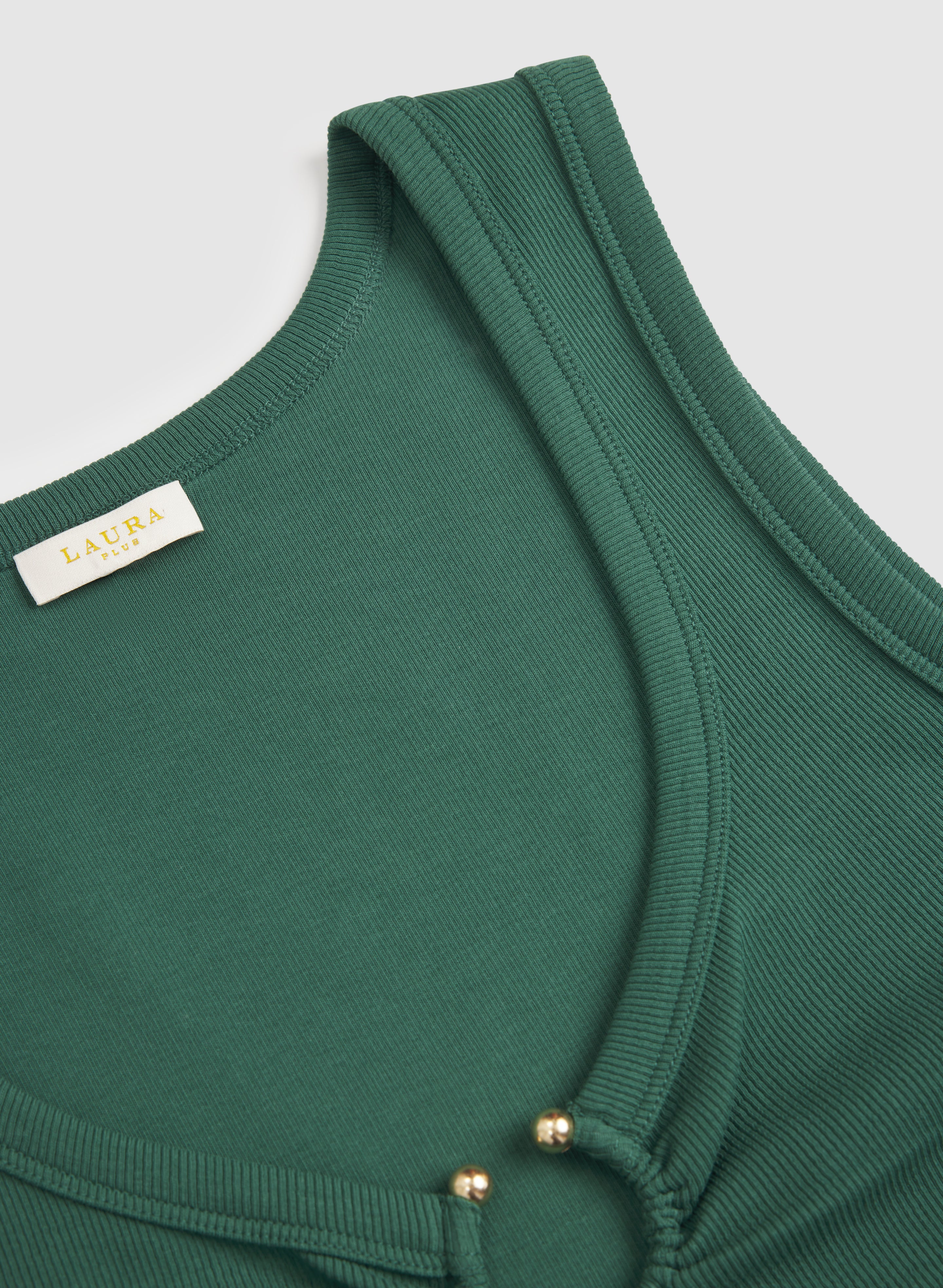 Rib Knit Cotton Cami-Tactilefable