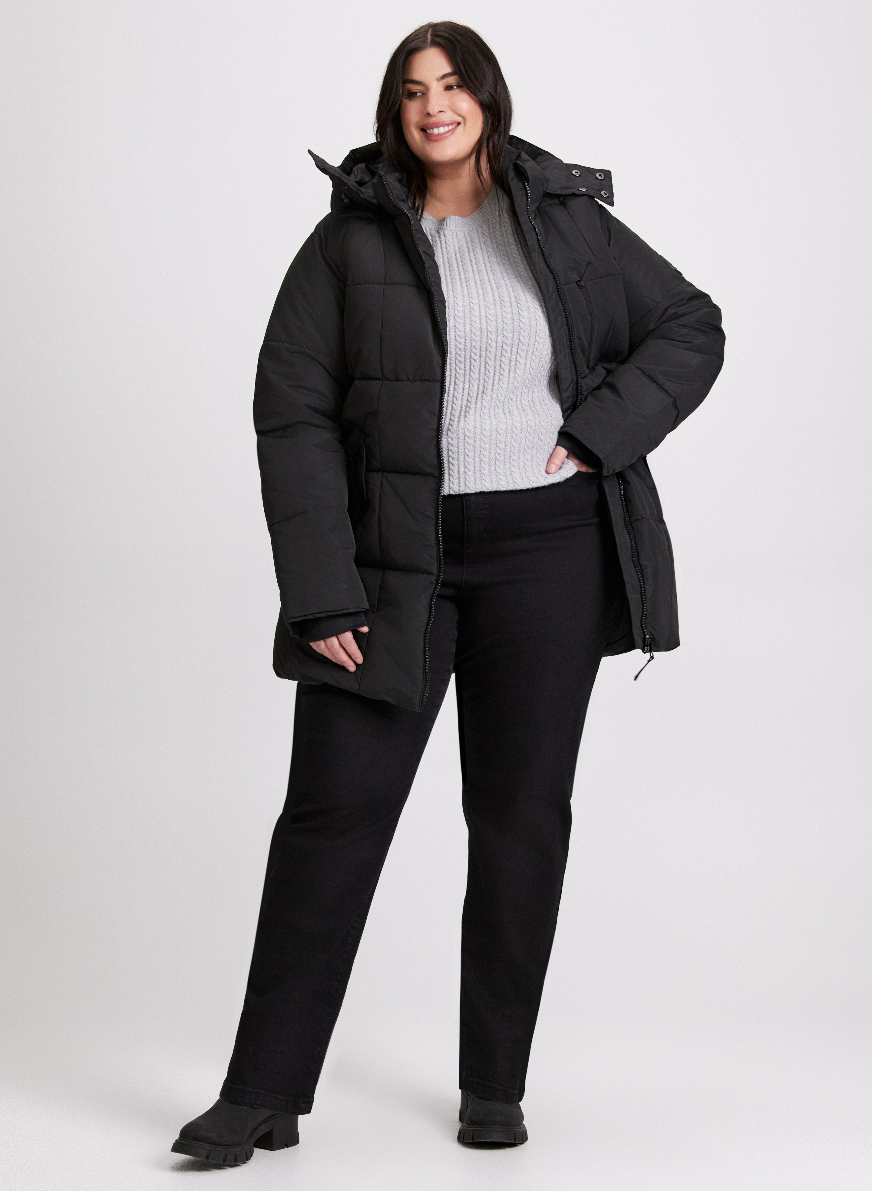 Quilted Puffer Coat-Tactilefable