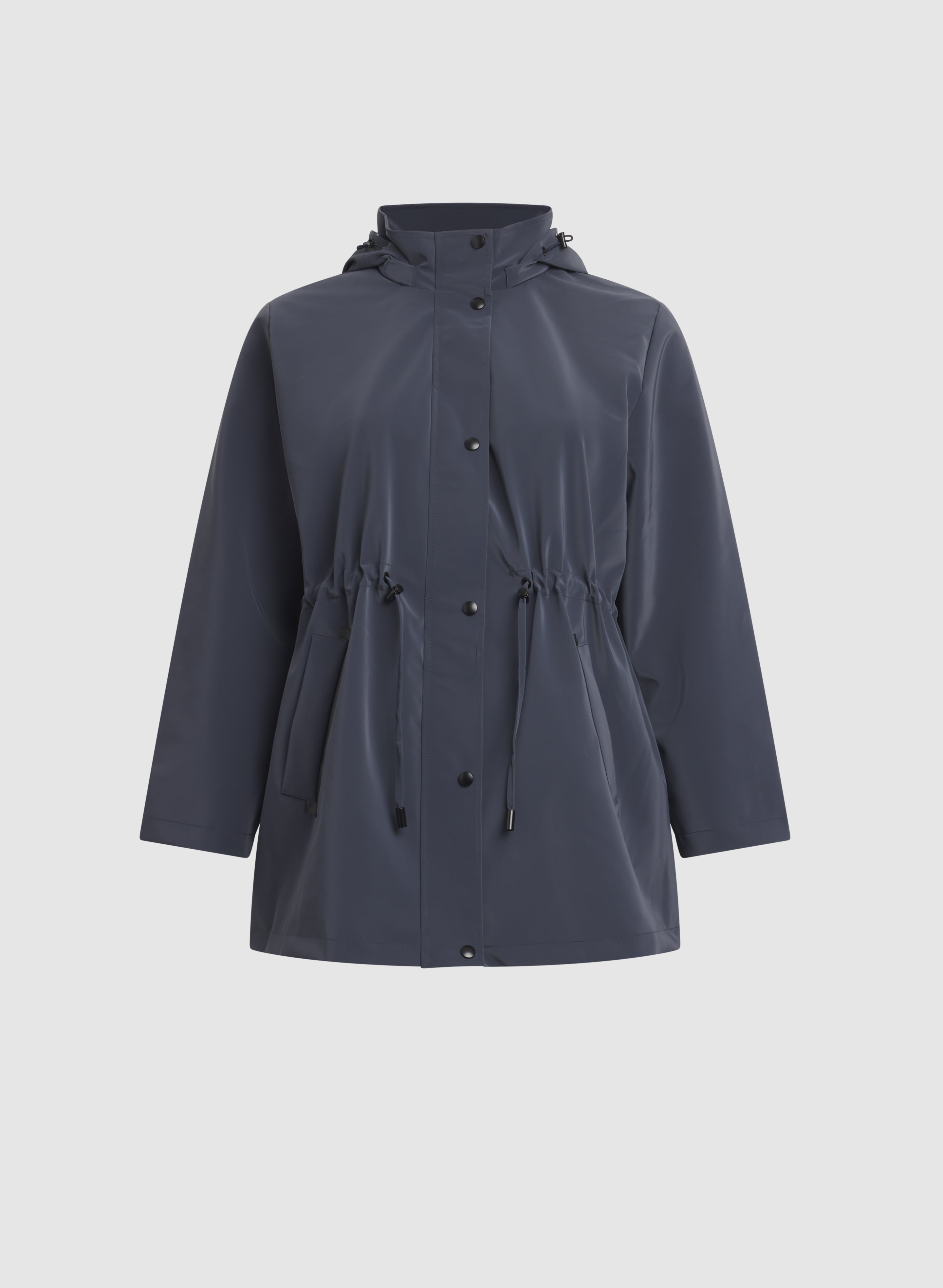 Zip Rain Coat-Tactilefable