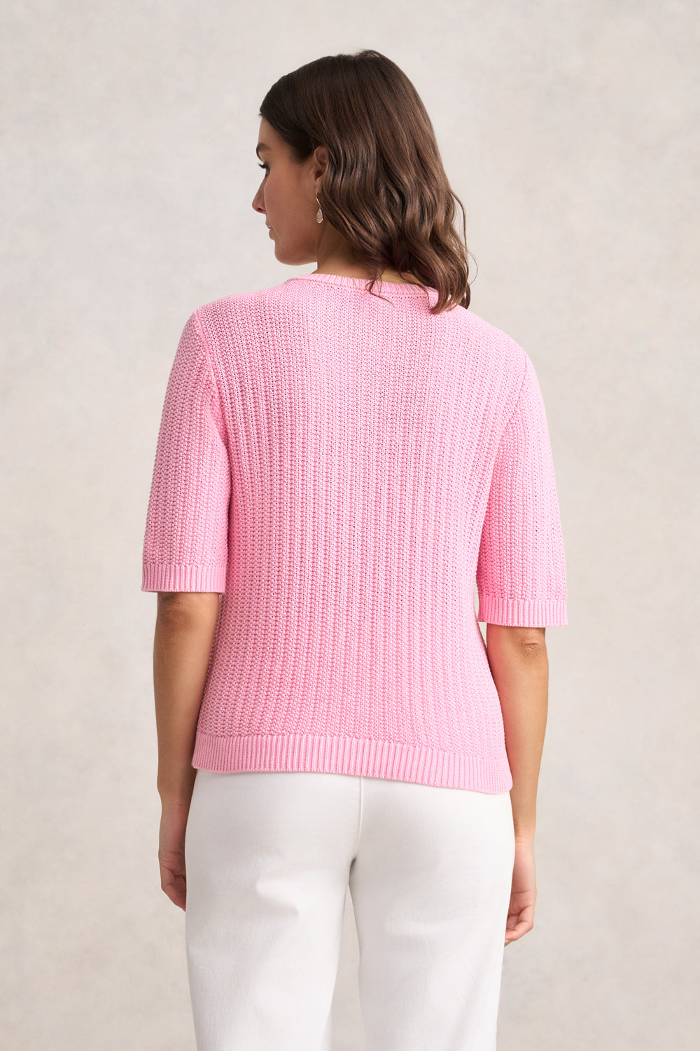 Short Sleeve Cardigan - Petal Pink-Tactilefable