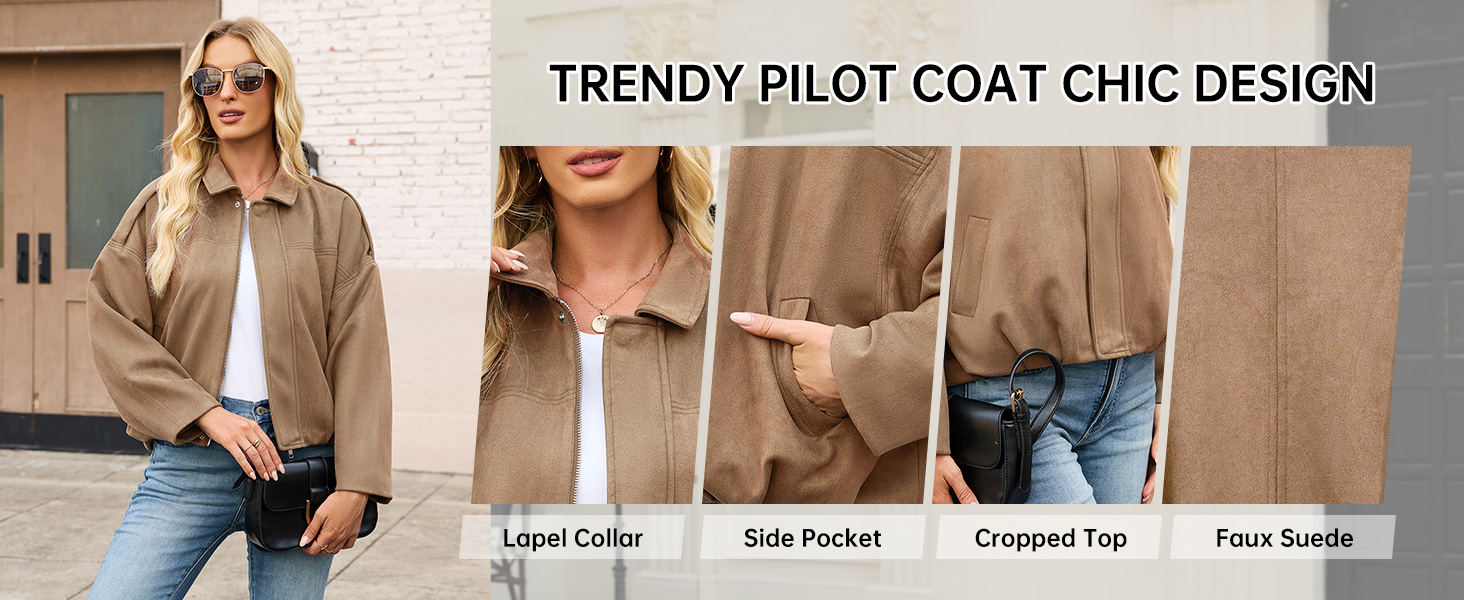 cropped coat for women