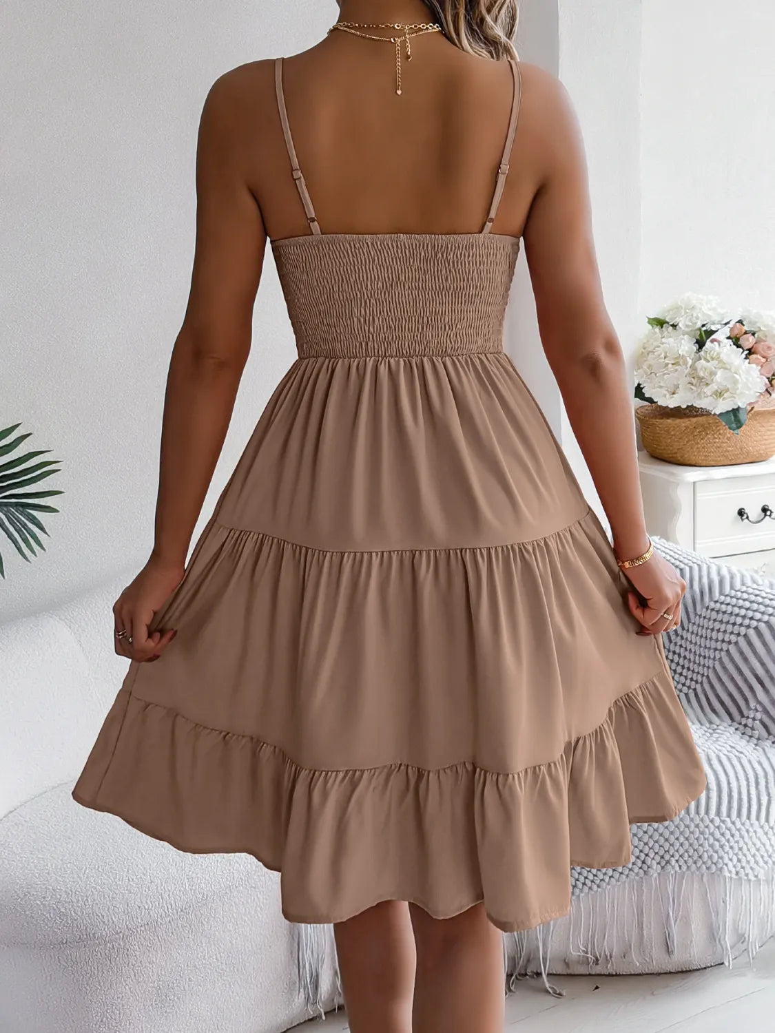 Paloma Tiered Cami Dress | 4 Colors | Poundton-Tactilefable
