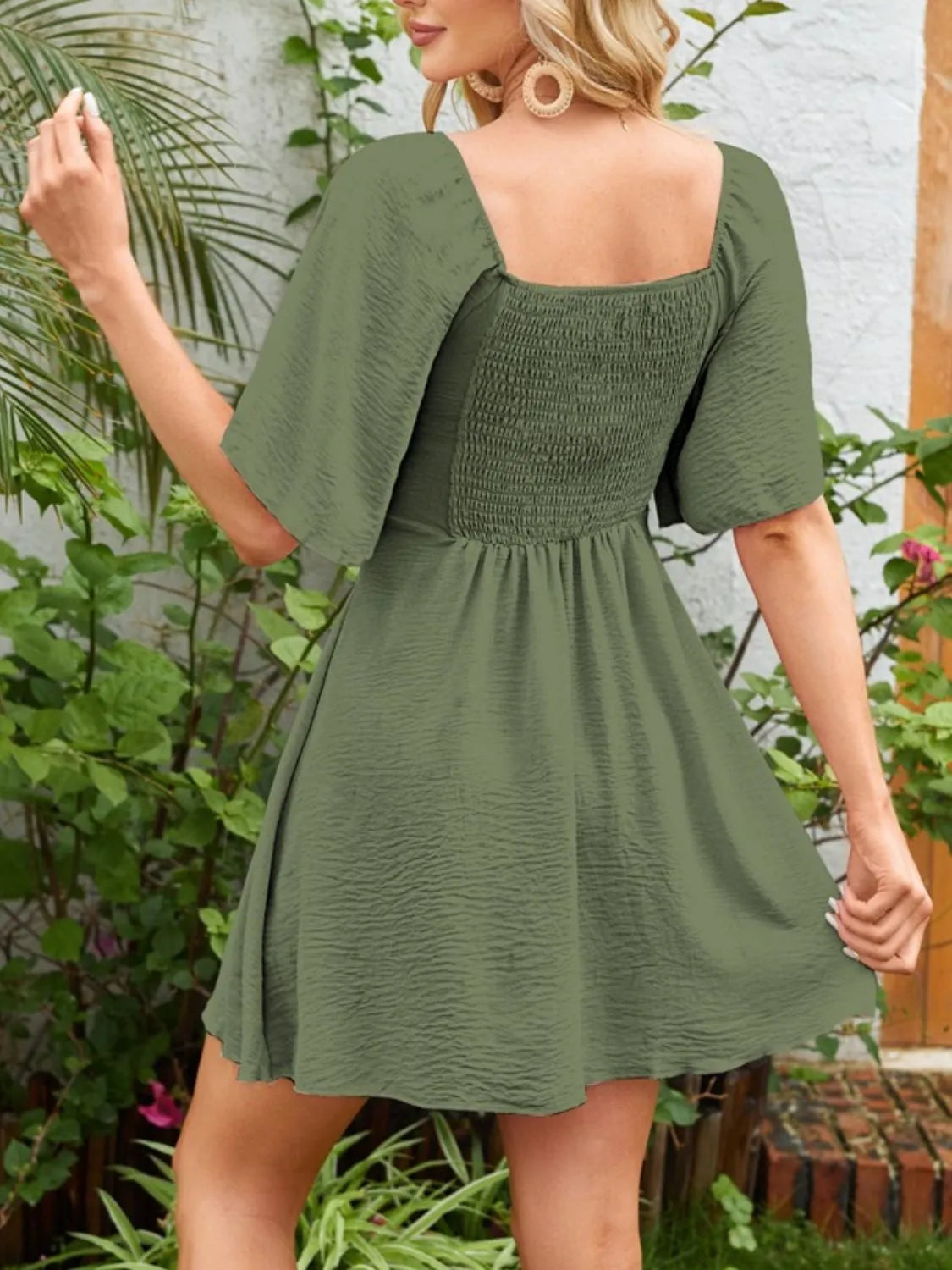 Flirt Factor Smocked Mini Dress | 9 Colors | Poundton-Tactilefable