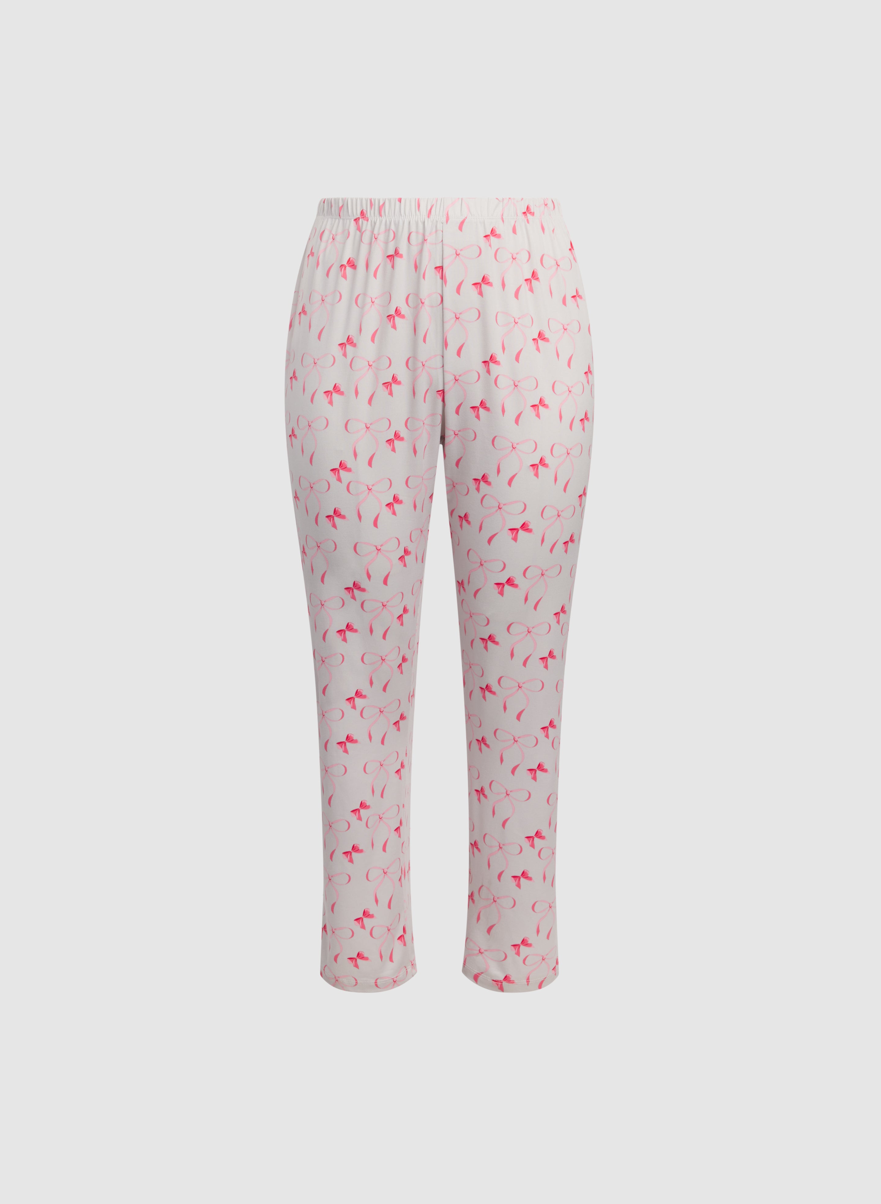 Bow Print Pyjama Set-Tactilefable