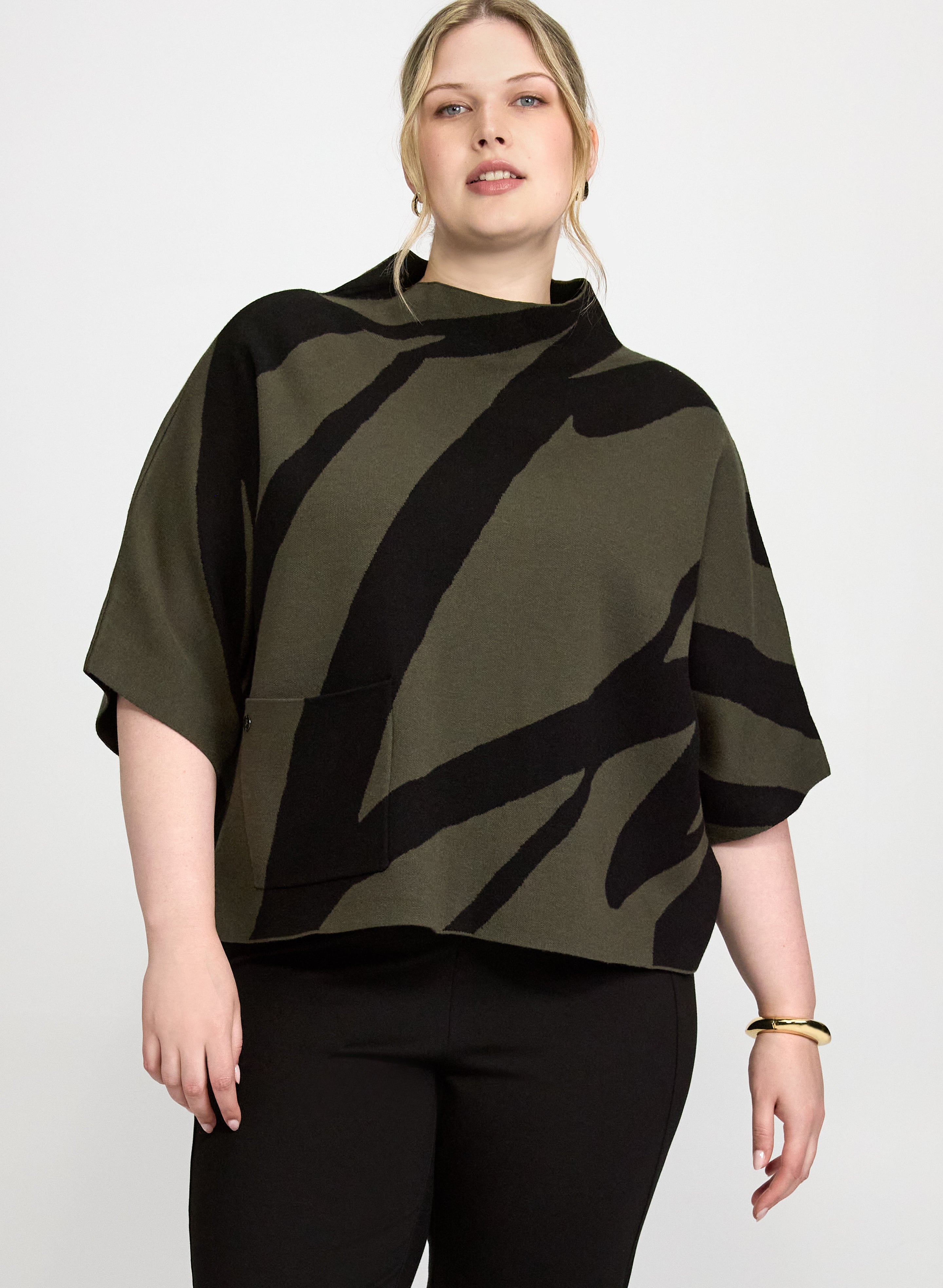 Joseph Ribkoff - Jacquard Sweater-Tactilefable