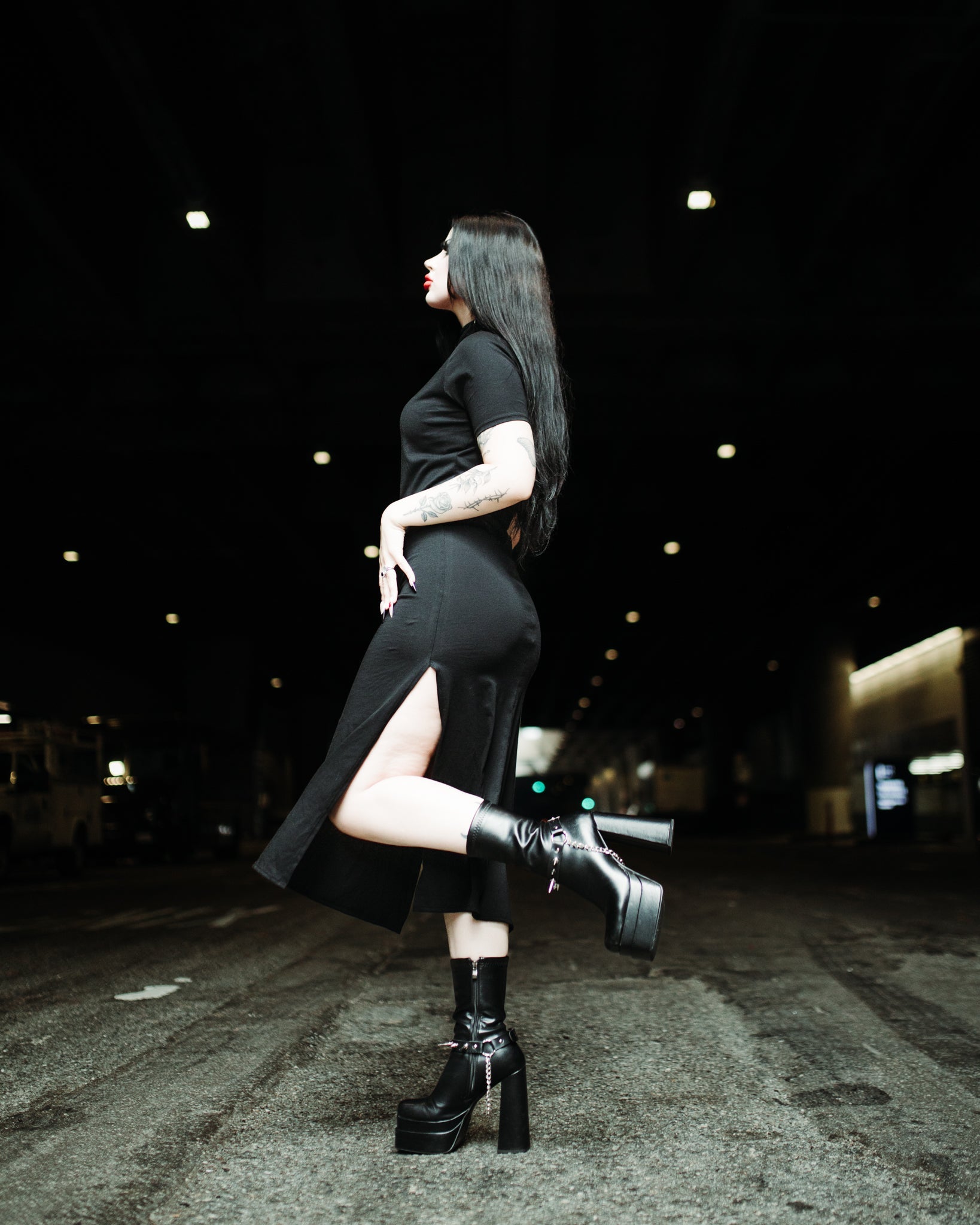 The Seer Midi Dress-Tactilefable