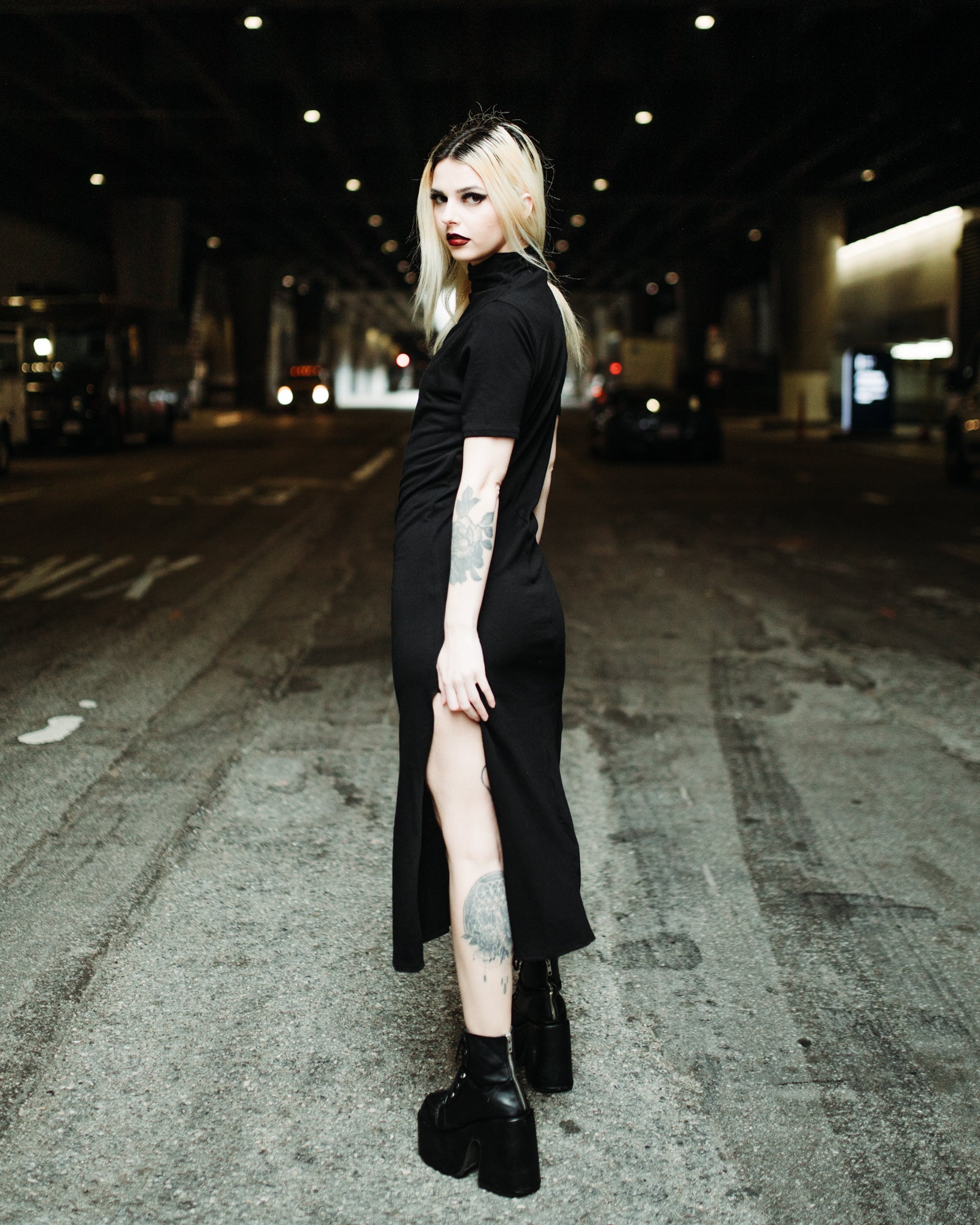 The Seer Midi Dress-Tactilefable