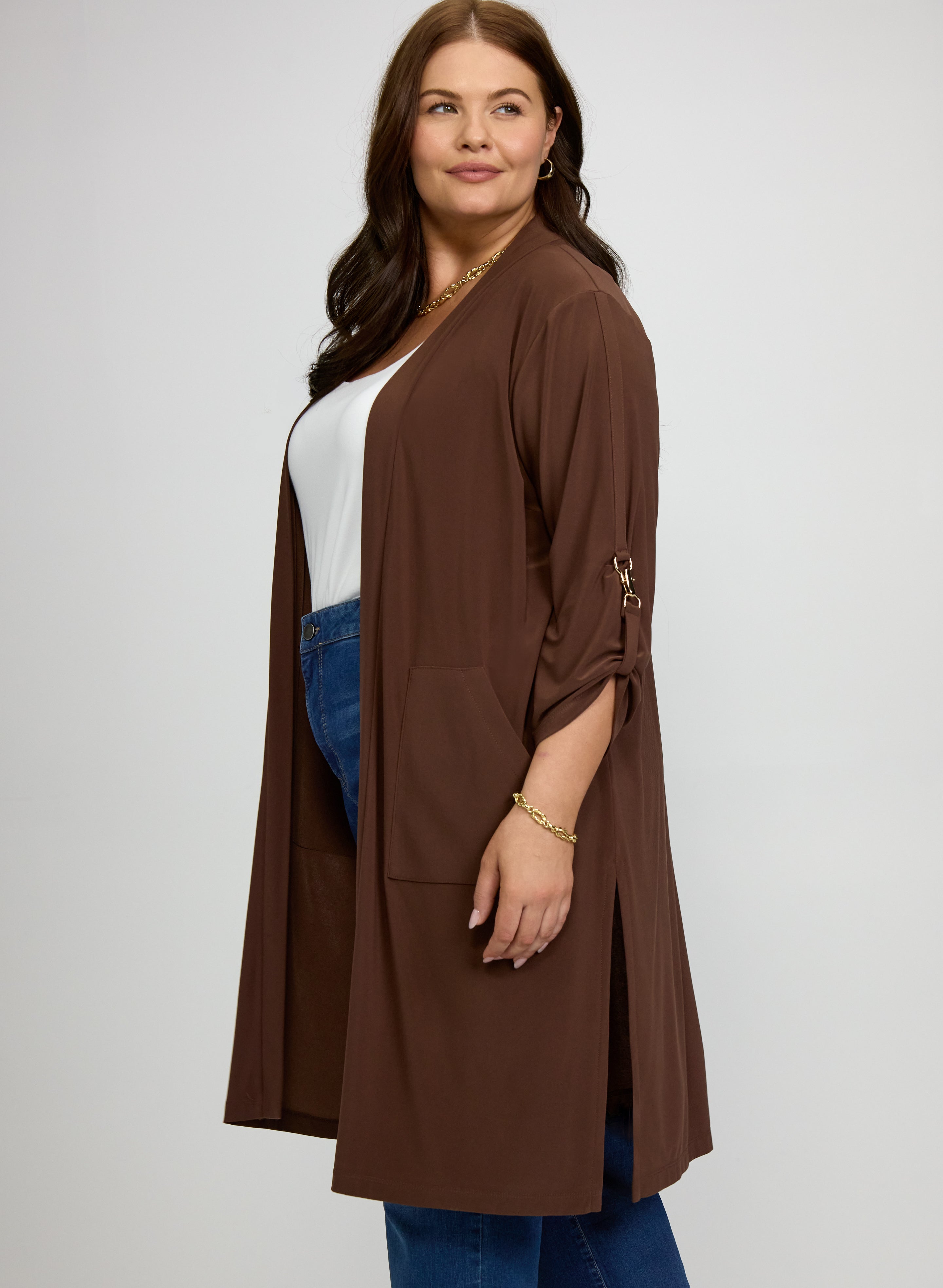 Hardware Detail Cardigan-Tactilefable