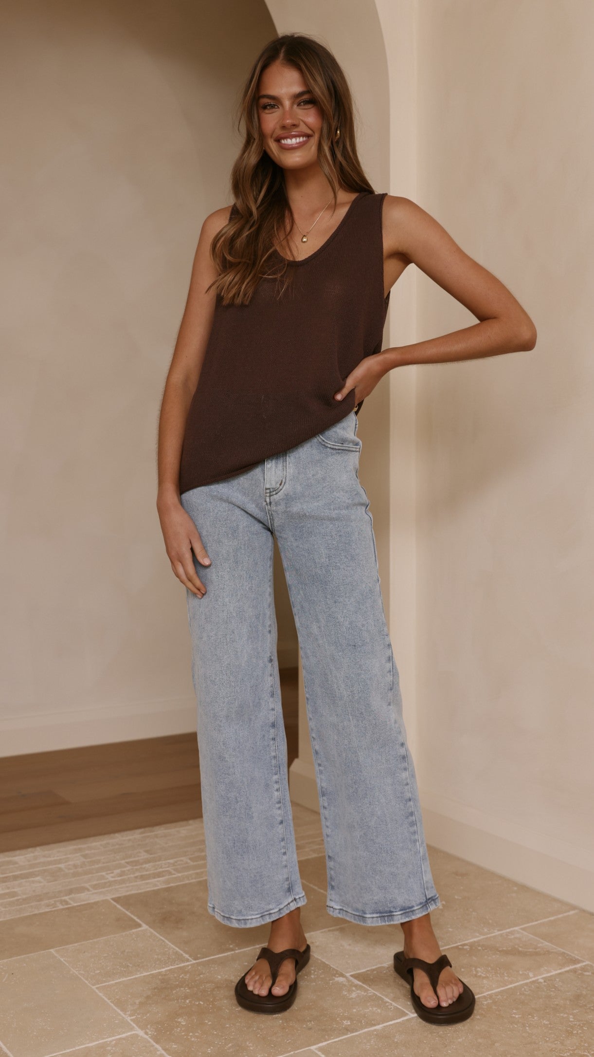 Vinnie Straight Leg Jeans - Light Blue-Tactilefable