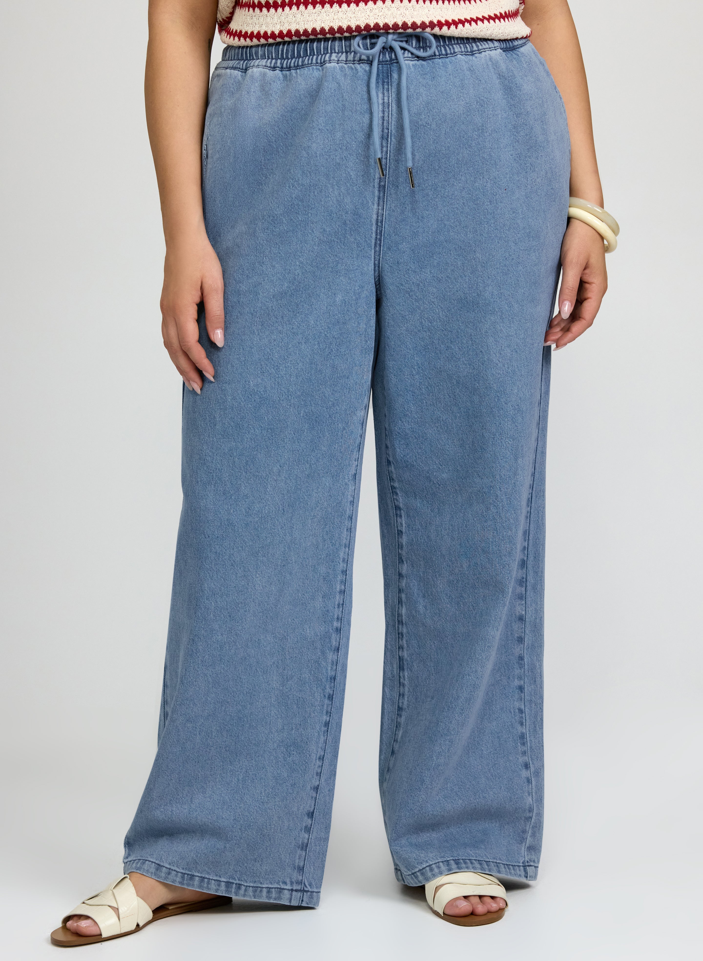Wide-Leg Jeans-Tactilefable