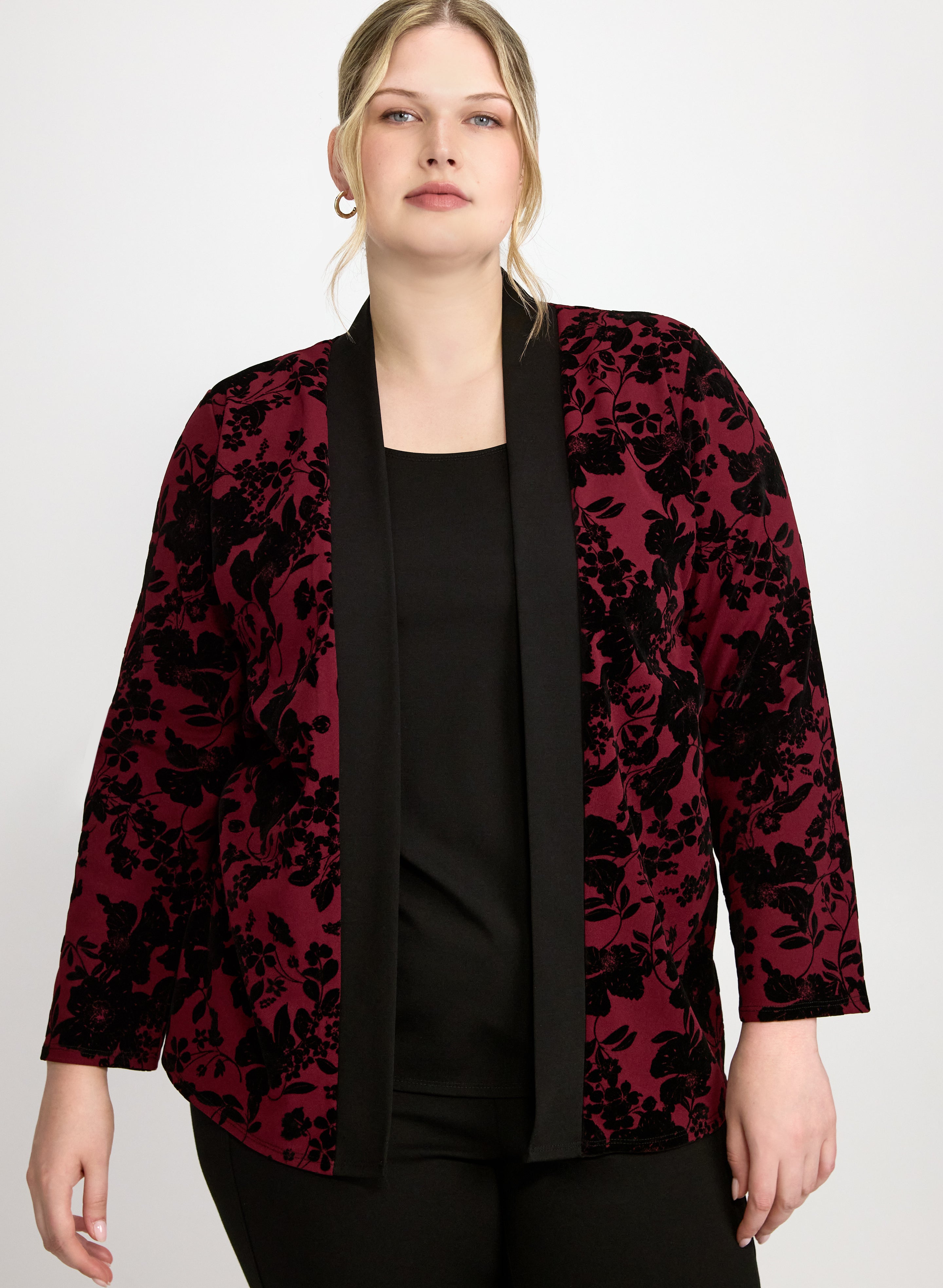 Floral Burnout Illusion Top-Tactilefable