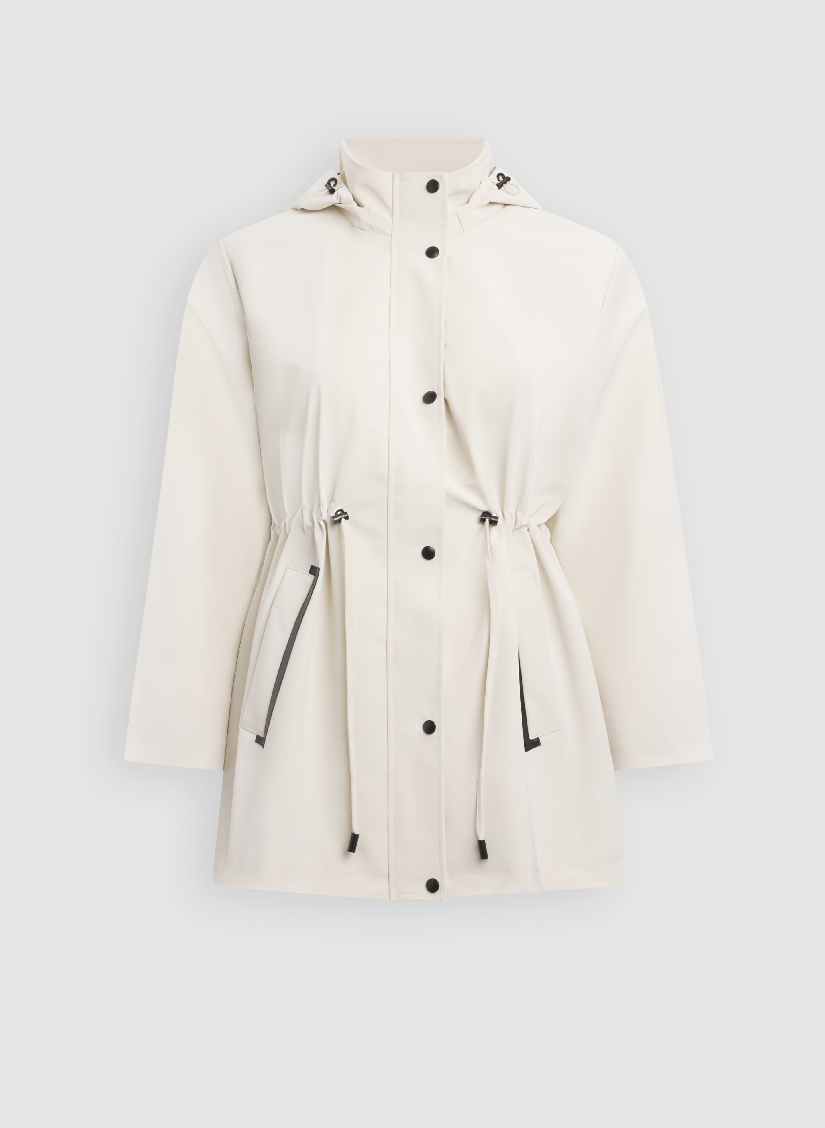 Zip Rain Coat-Tactilefable