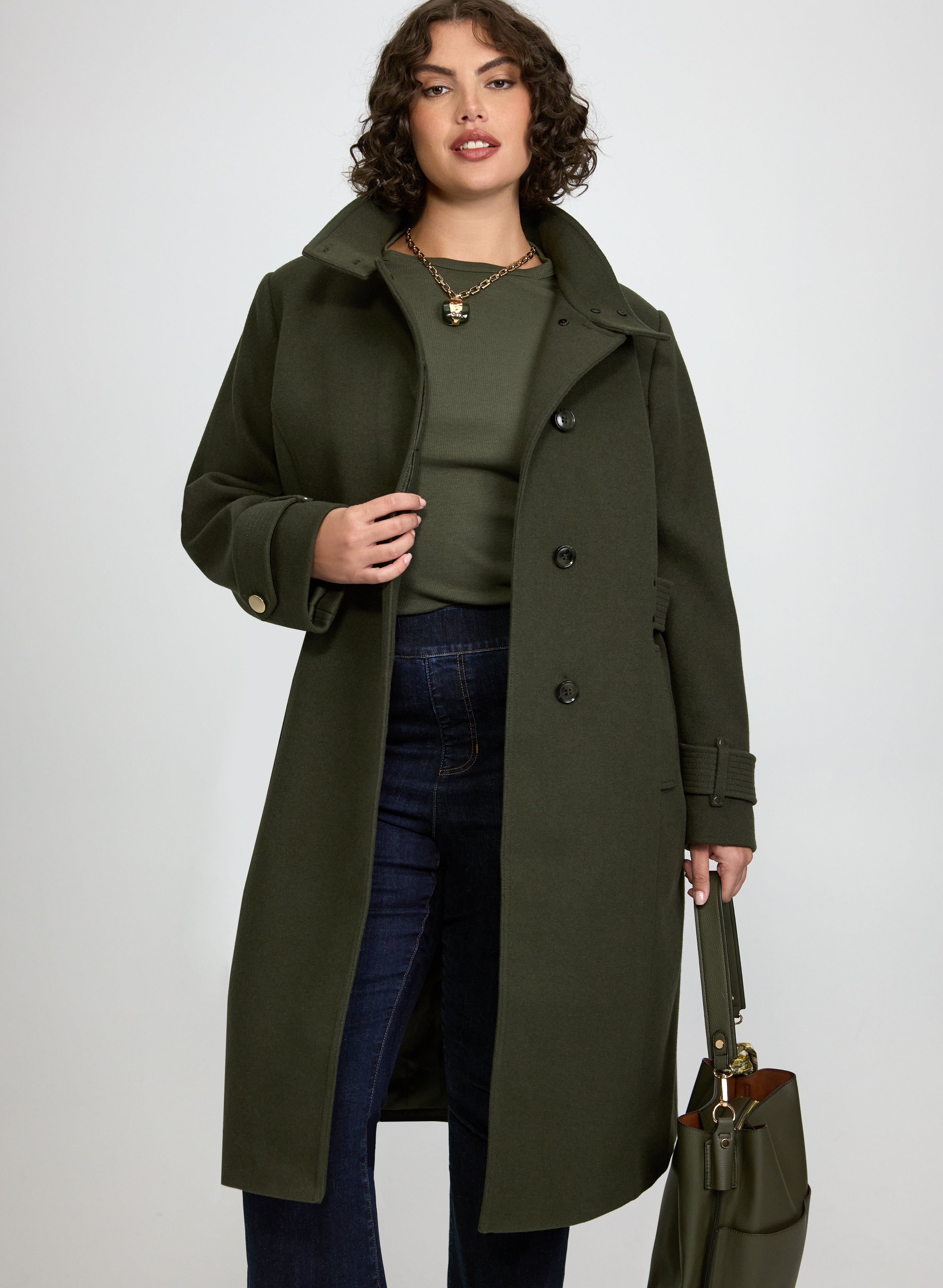 Long Button-Down Coat-Tactilefable