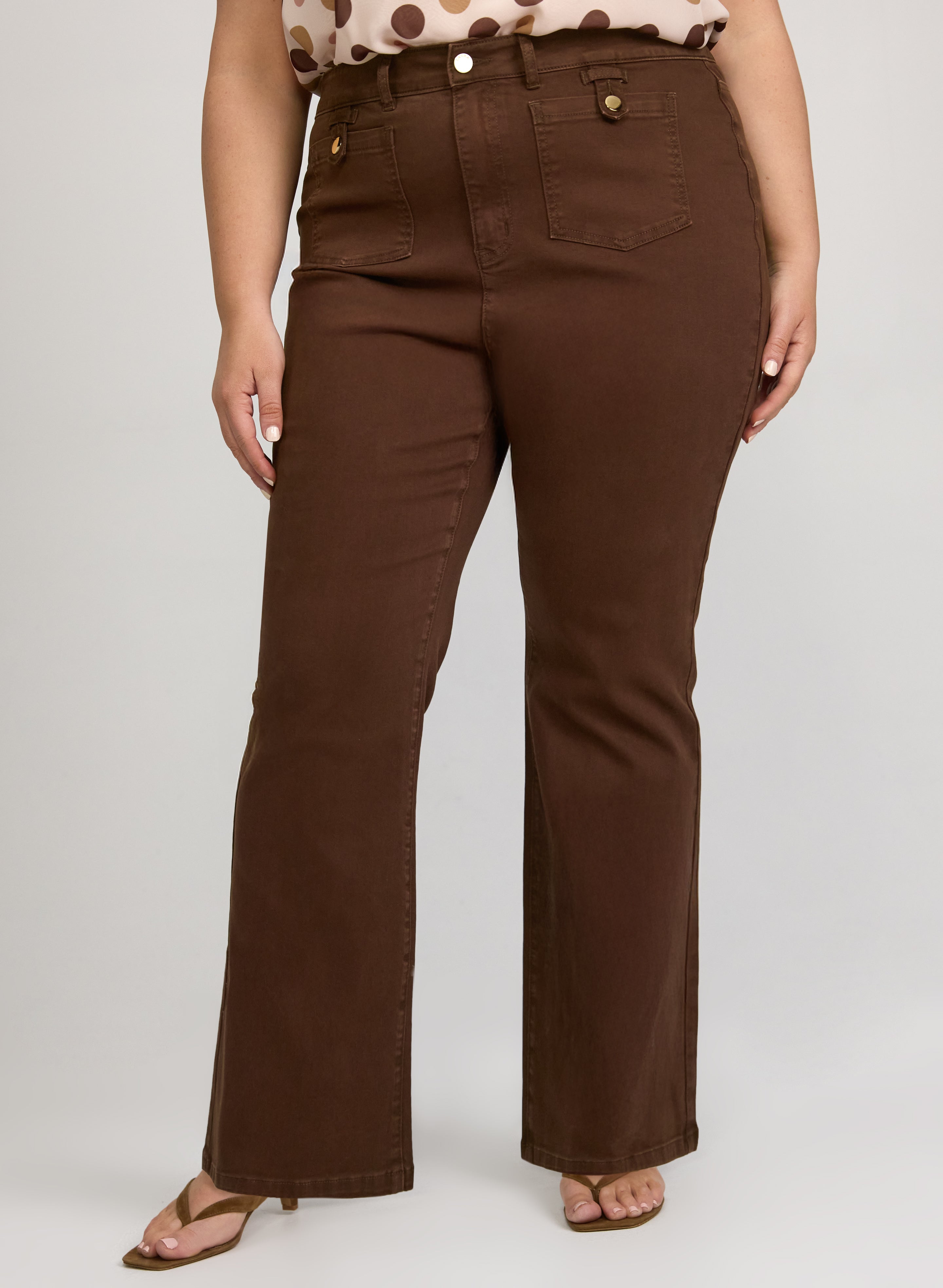 Flare-Leg Jeans-Tactilefable