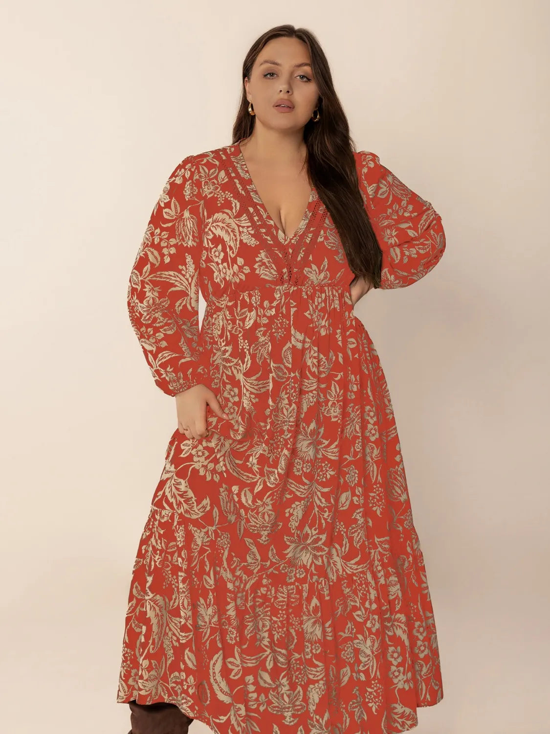 Celeste Gold Lace Maxi Kaftan | Poundton-Tactilefable