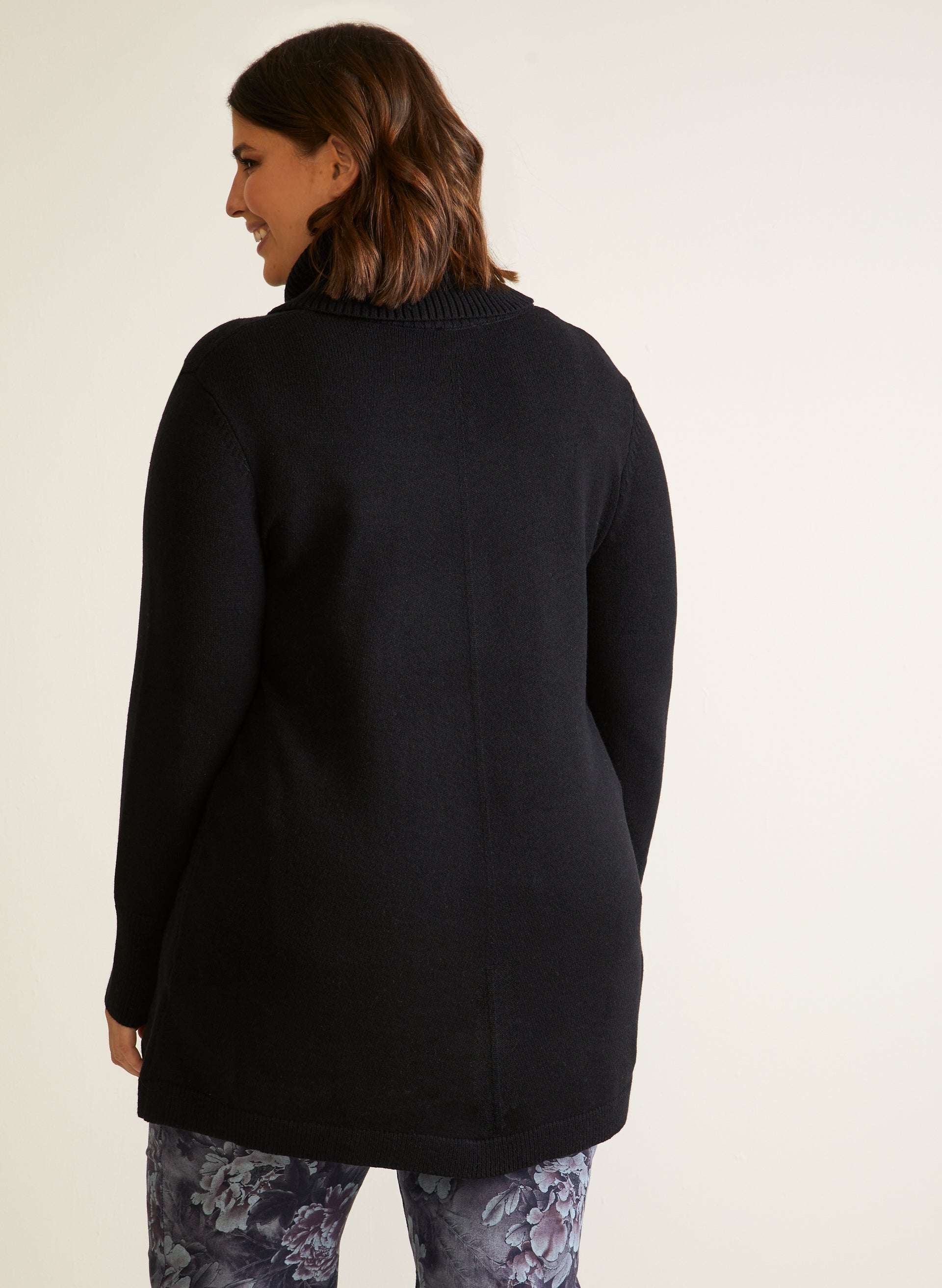 Long Sleeve Cowl Neck Sweater-Tactilefable
