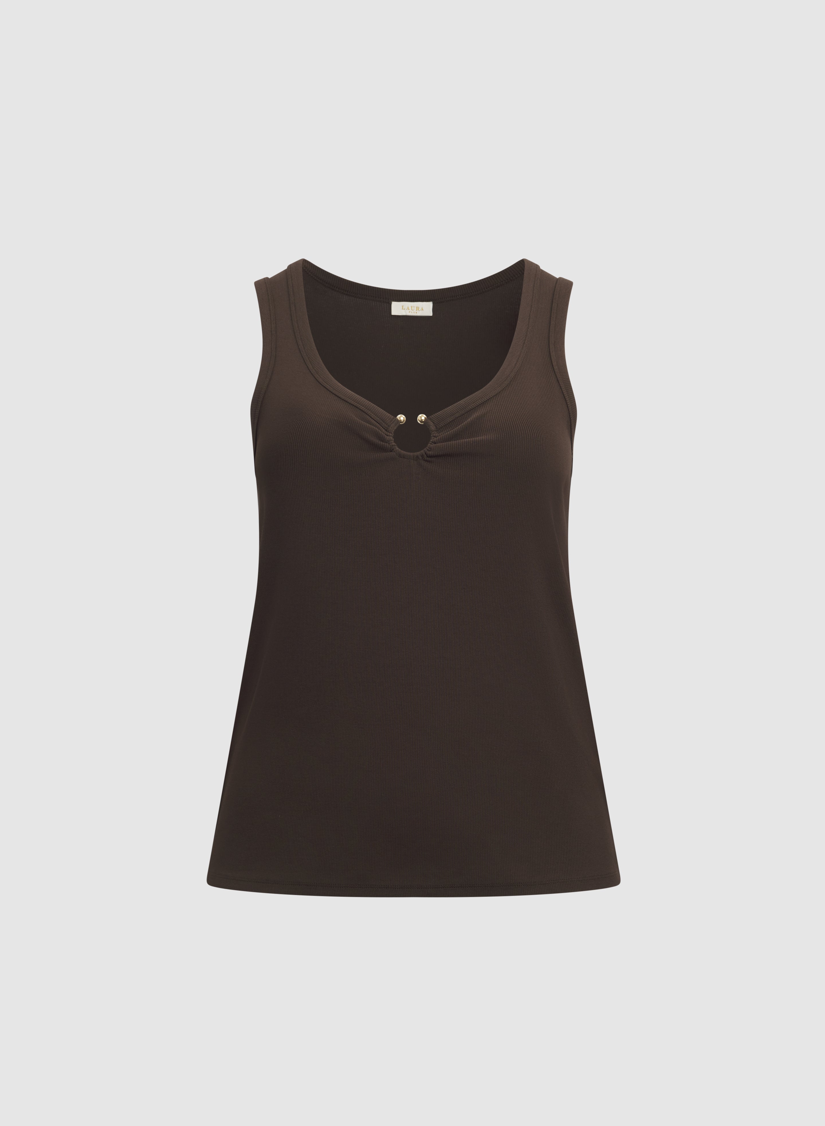 Rib Knit Cotton Cami-Tactilefable