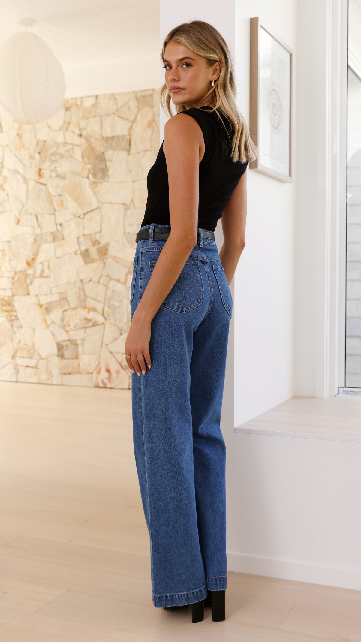 Rollas Sailor Jean Long - Ashley Blue-Tactilefable