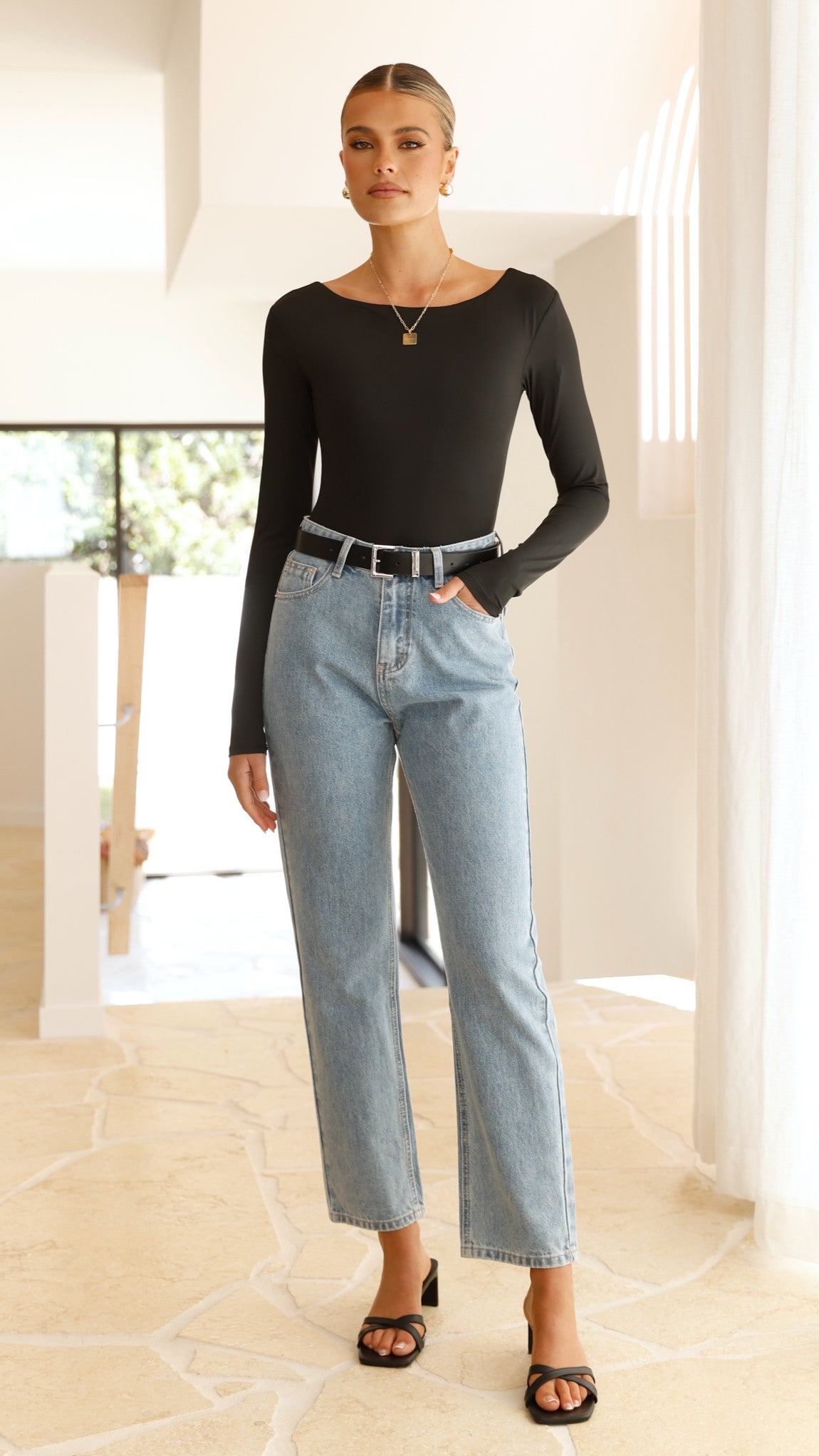 Jeans - Mid Blue Denim