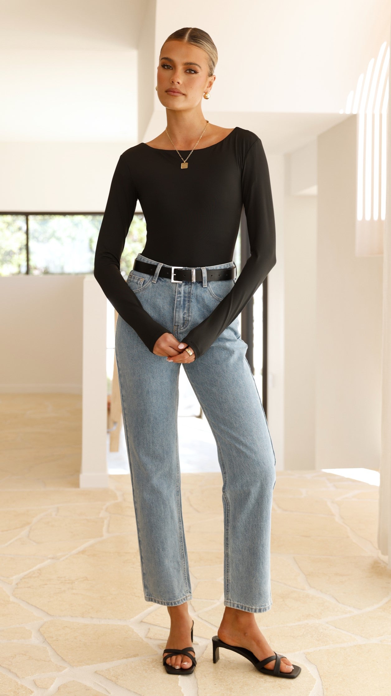 Jeans - Mid Blue Denim