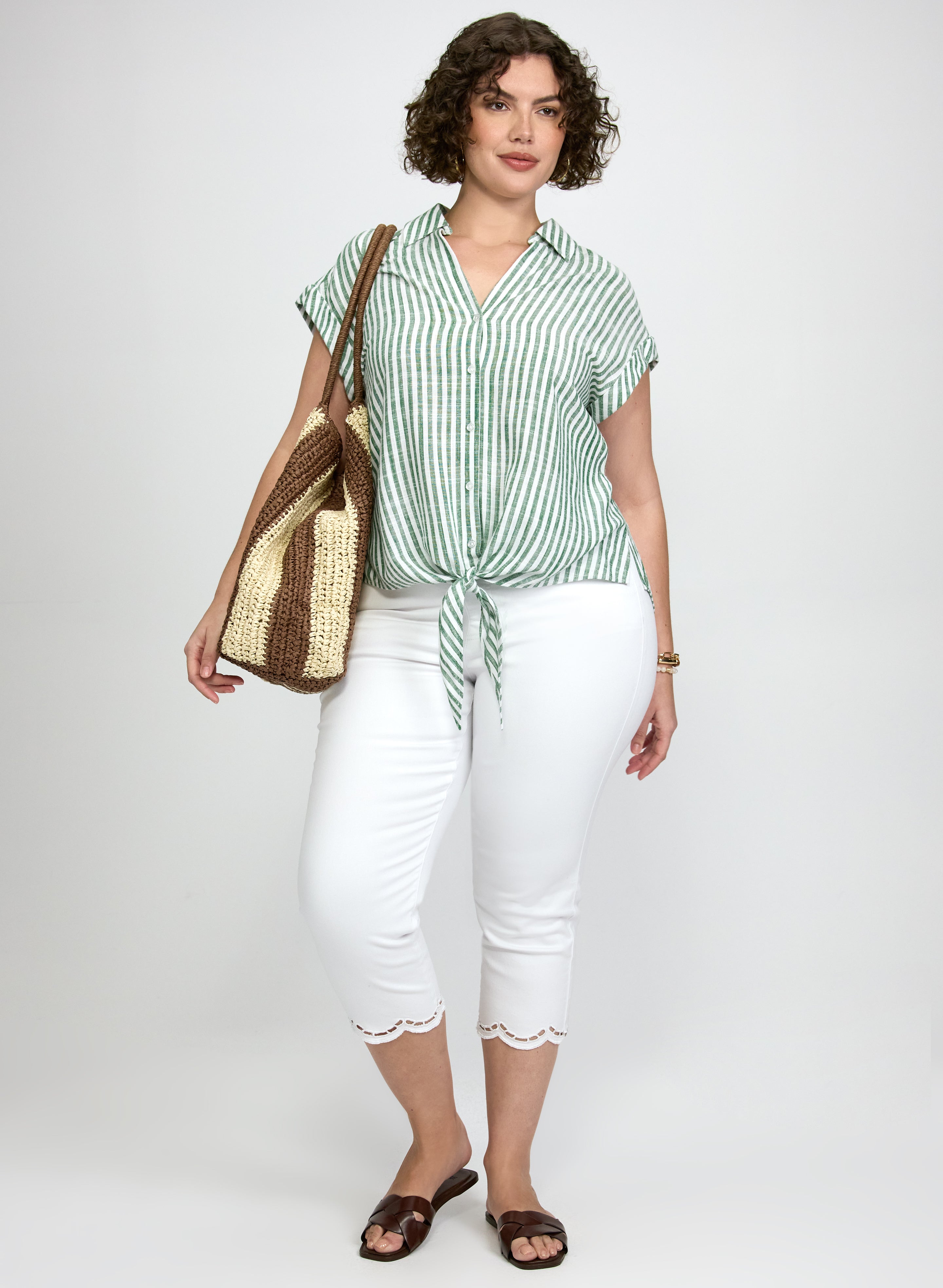Straight-Leg Capris-Tactilefable